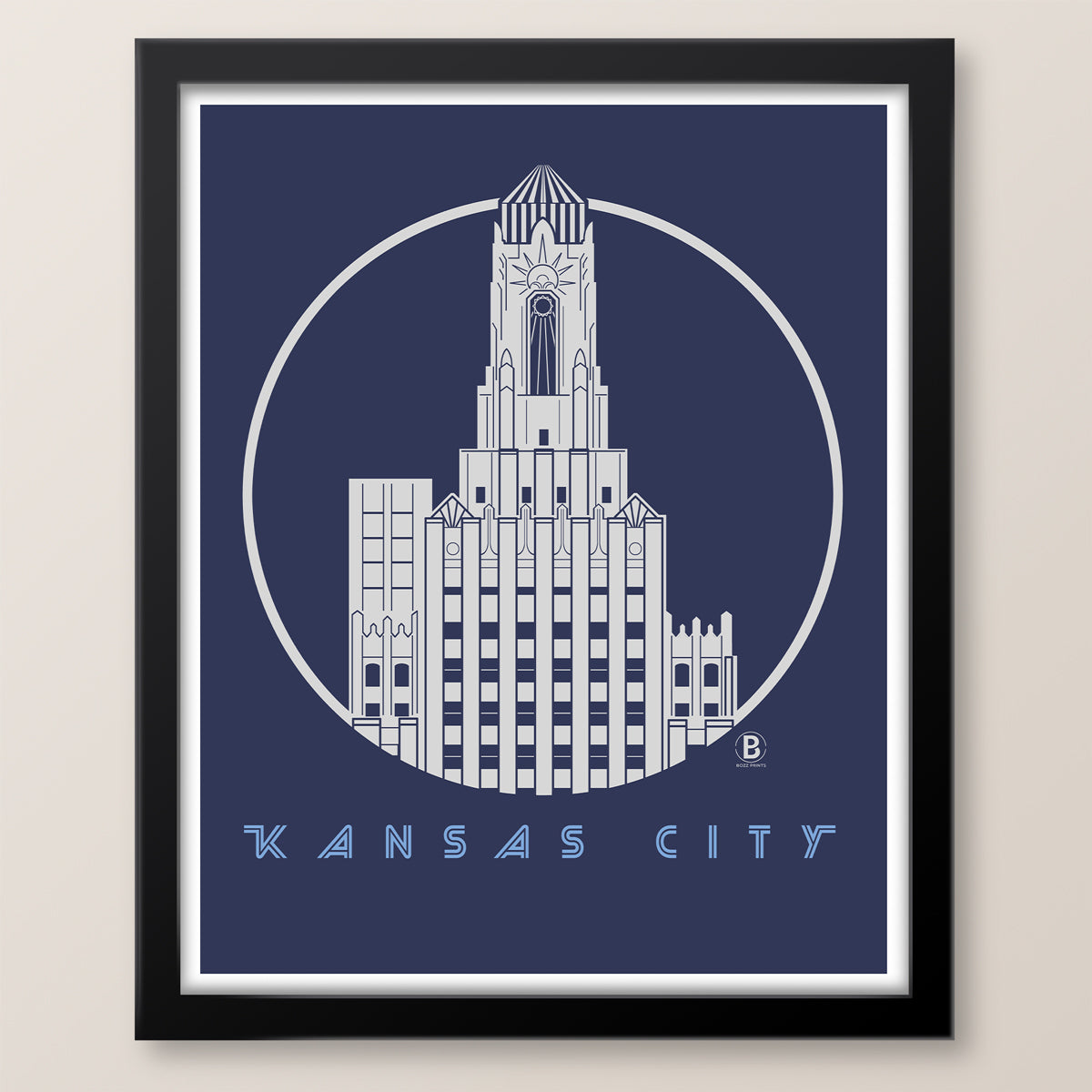 Kansas City Power & Light Icon Print