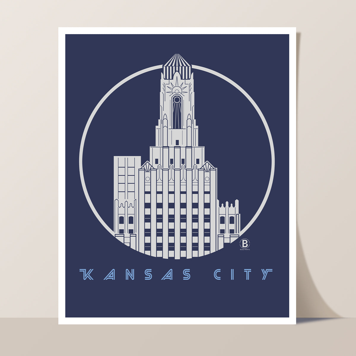 Kansas City Power & Light Icon Print
