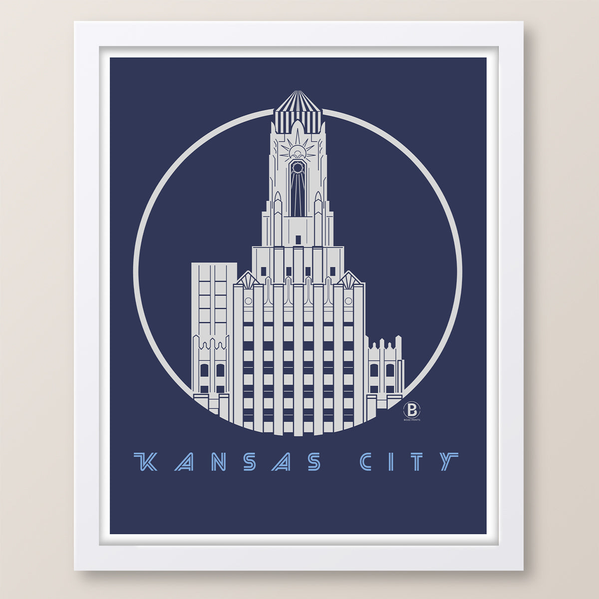 Kansas City Power & Light Icon Print