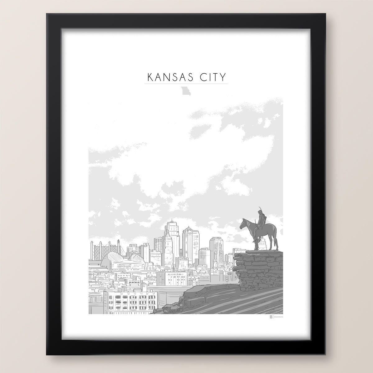 Kansas City Skyline Print