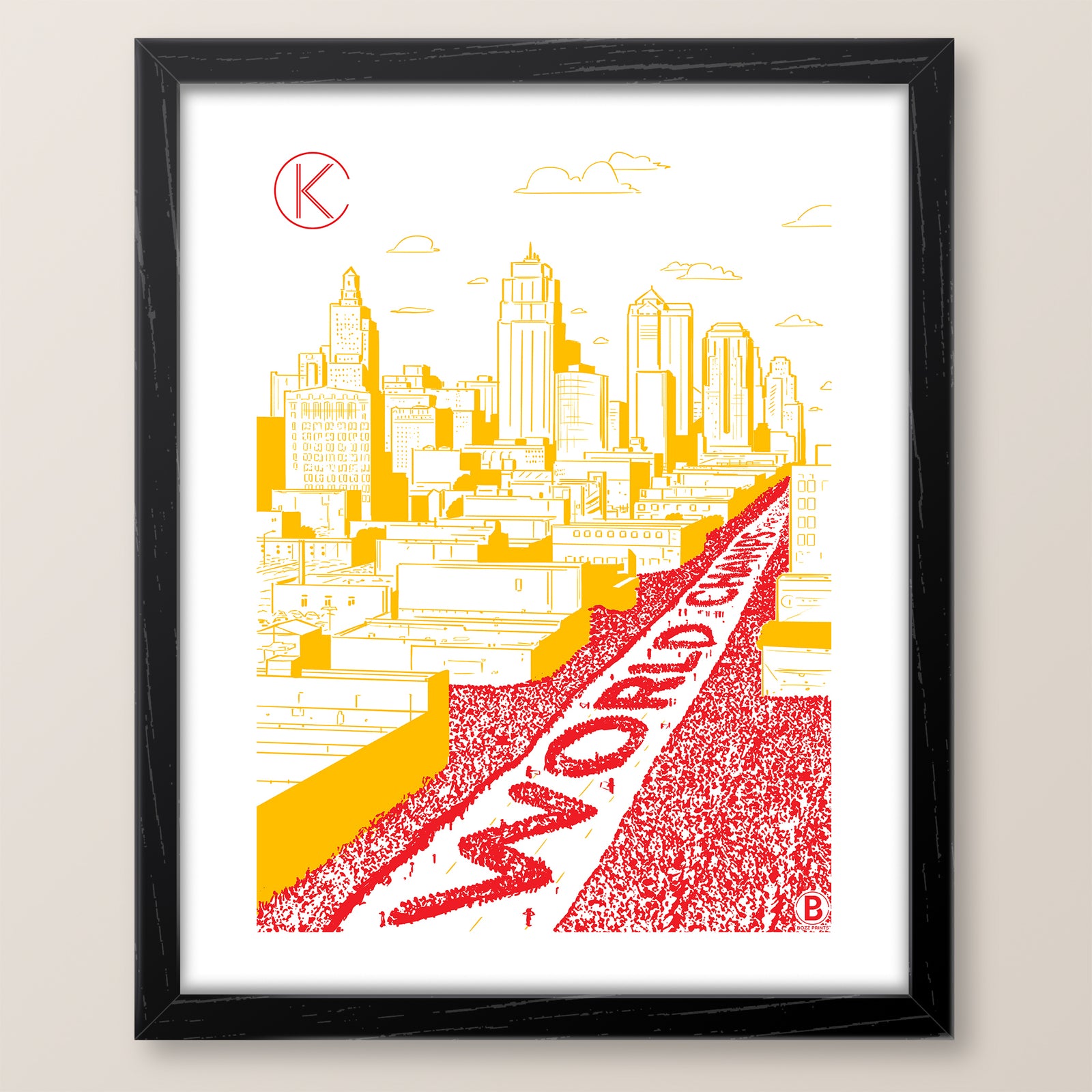 Kansas City World Champs Parade  Print