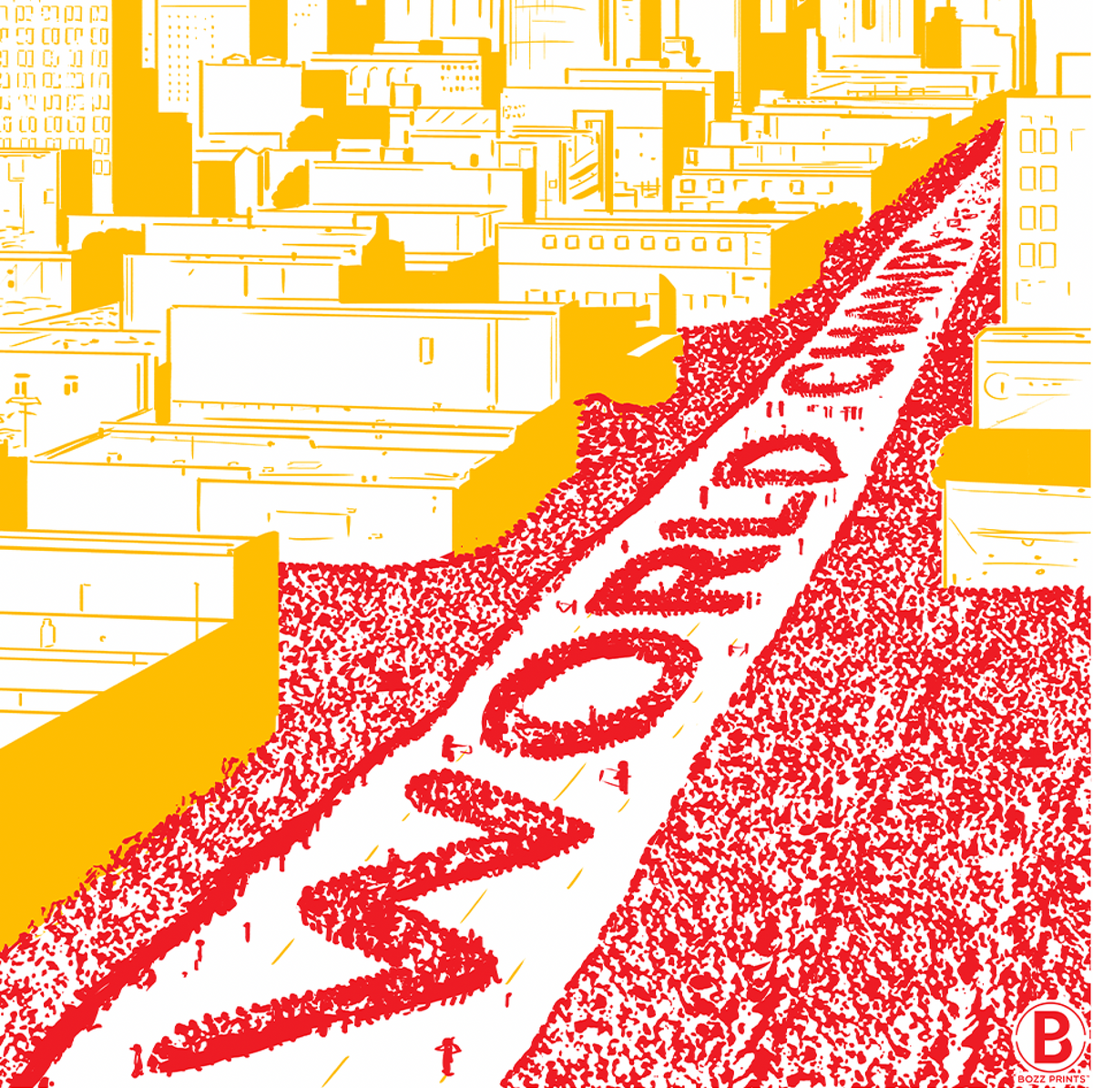 Kansas City World Champs Parade  Print