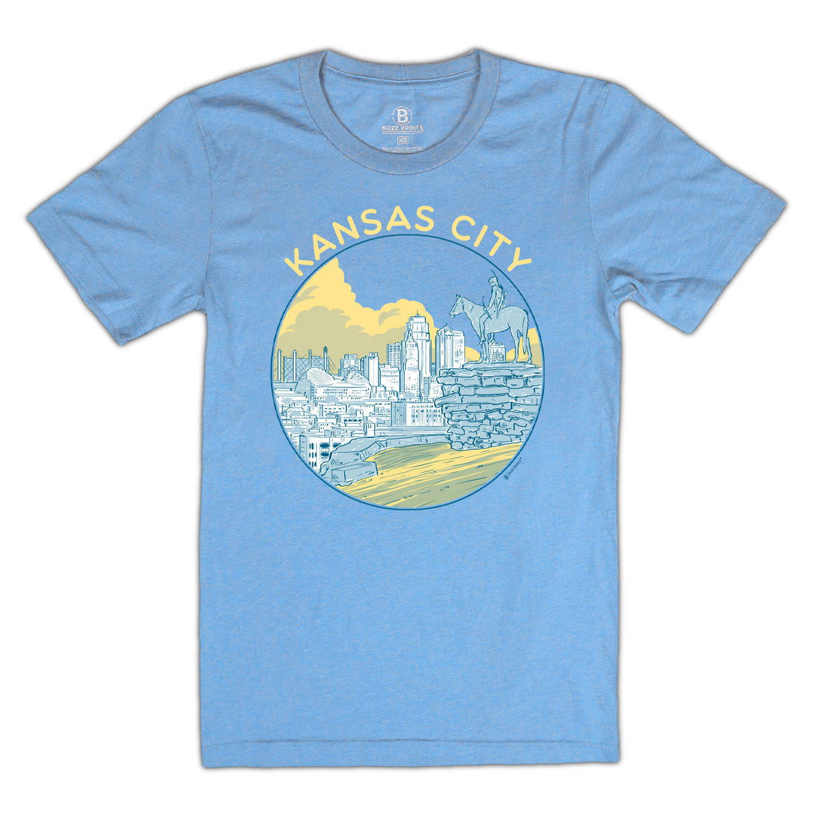 KANSAS CITY FOOTBALL RUNNER T-SHIRT ...