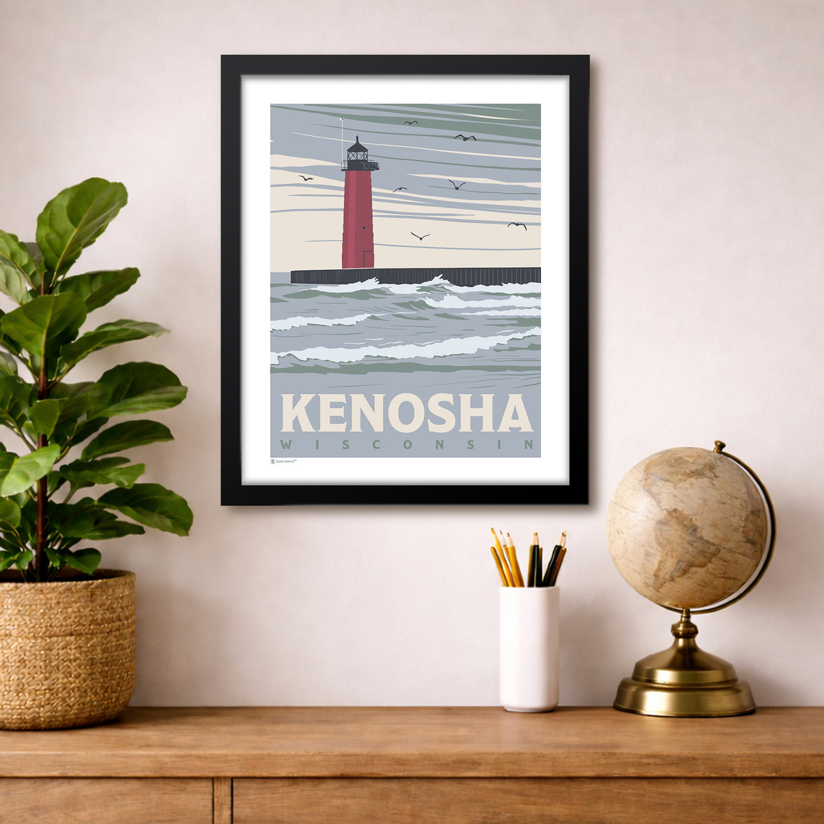 Kenosha Lighthouse Print