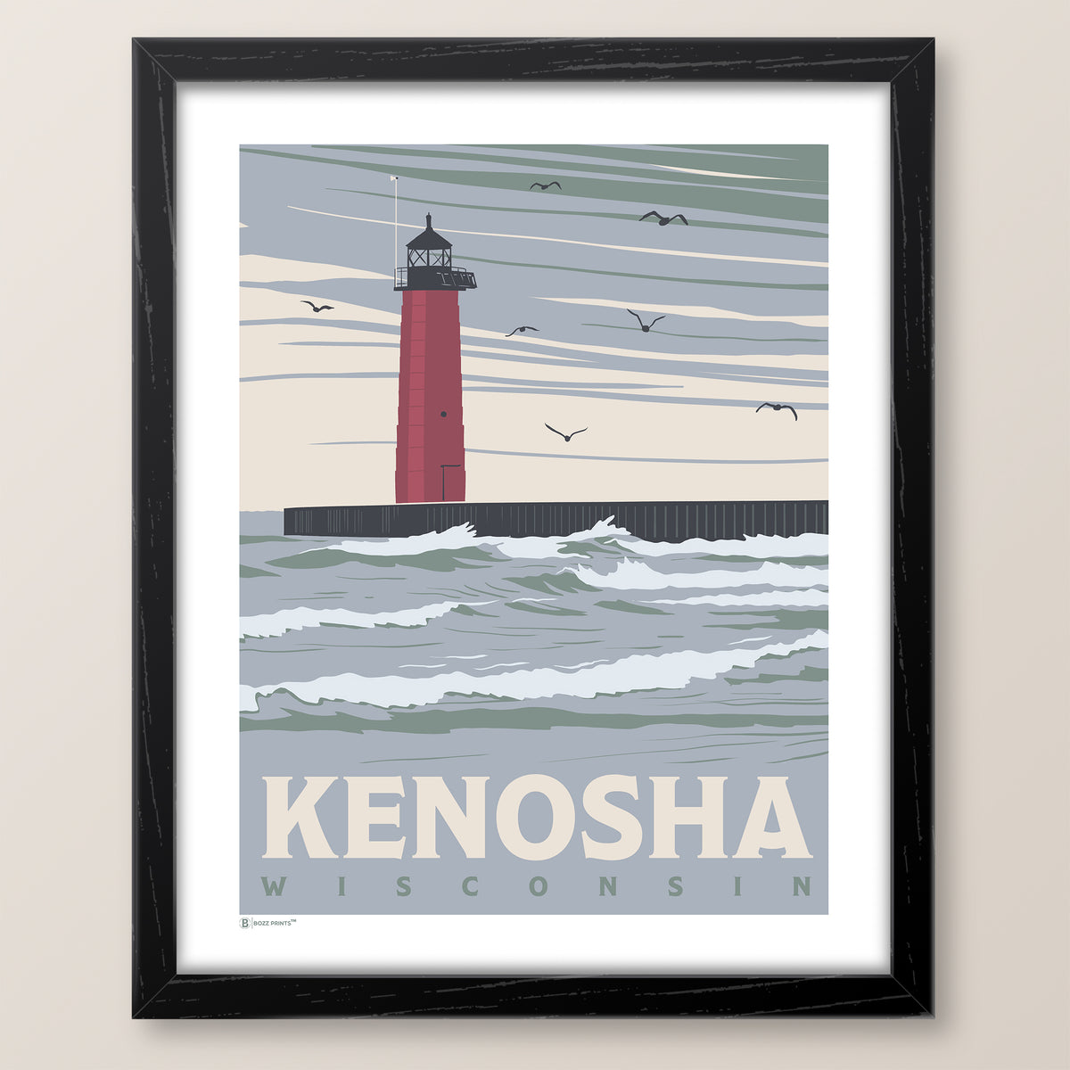 Kenosha Lighthouse Print