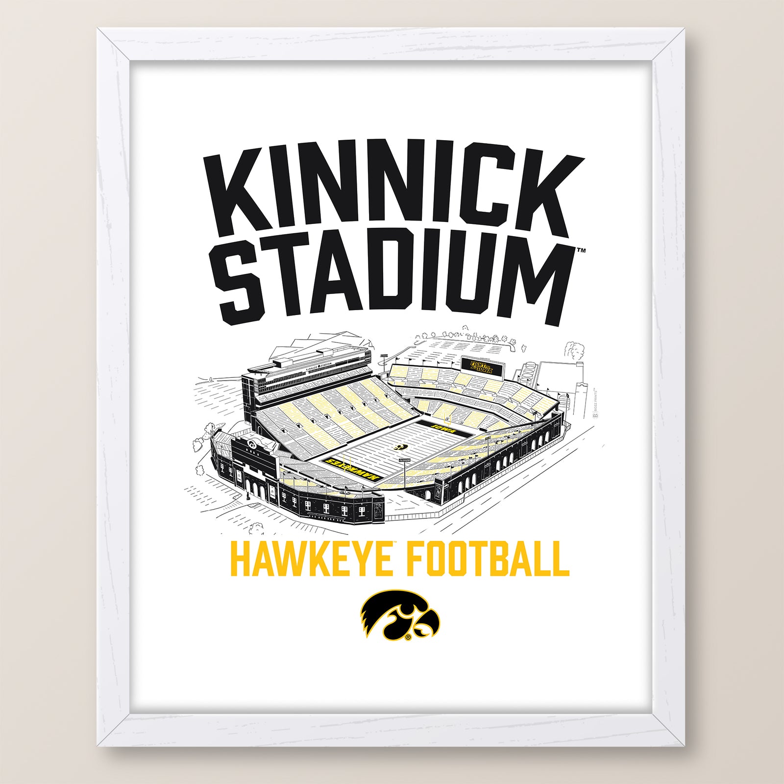 University of Iowa Kinnick Stadium Print