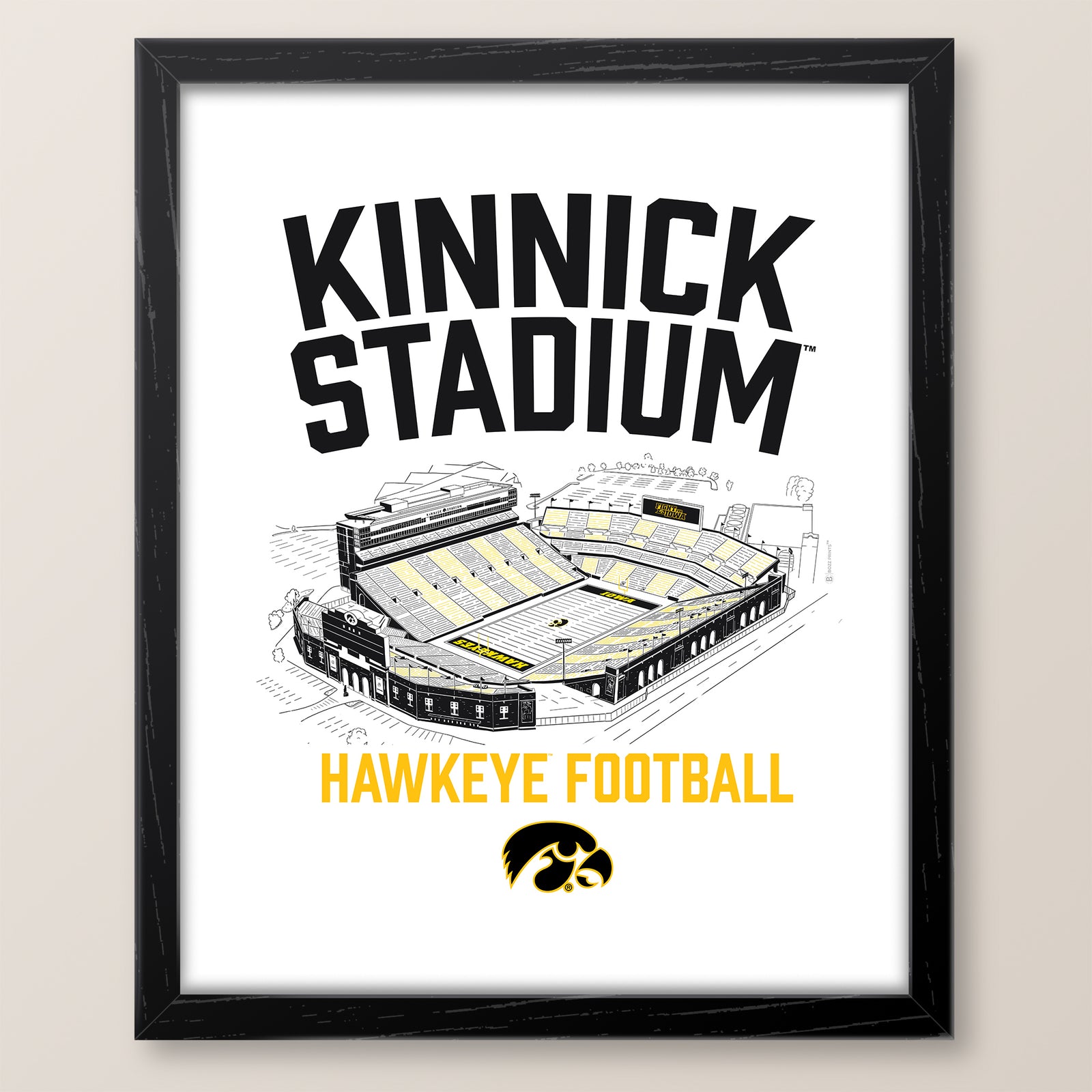 University of Iowa Kinnick Stadium Print