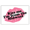 Kiss Me Midwest Postcard
