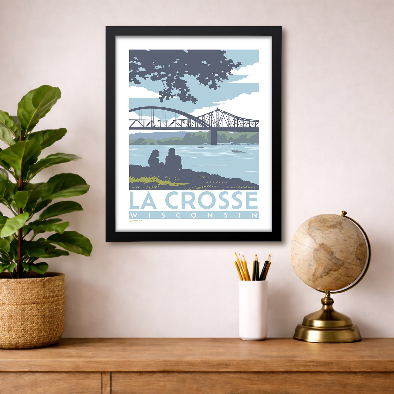 La Crosse Riverside Park Print