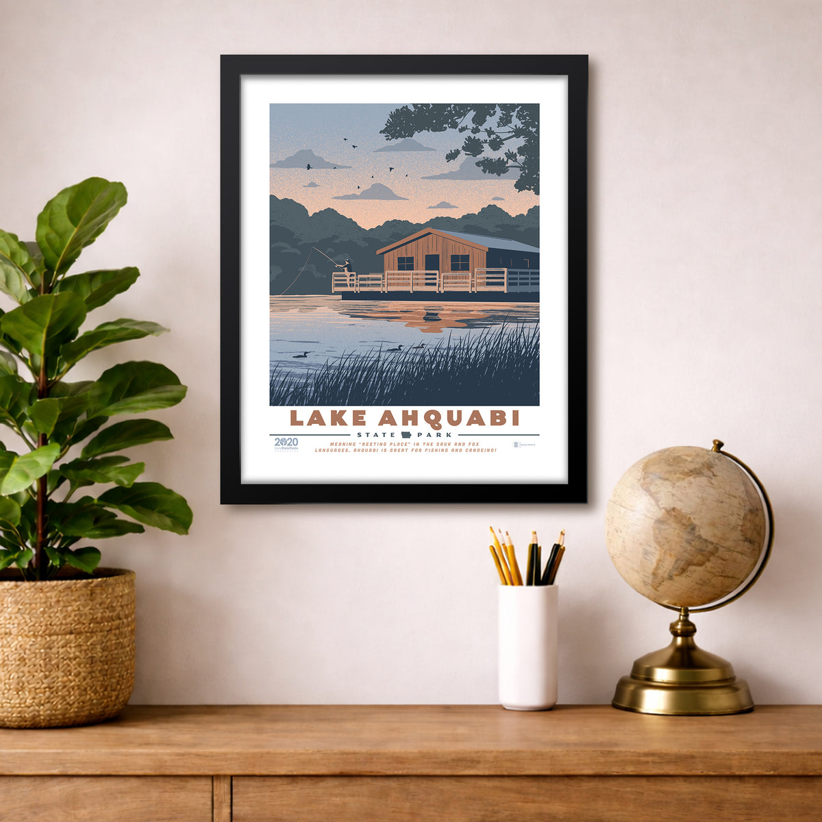 Lake Ahquabi State Park Print