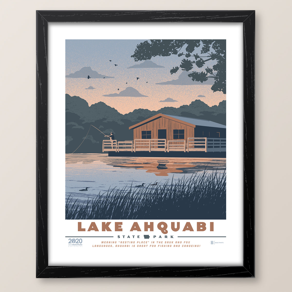Lake Ahquabi State Park Print