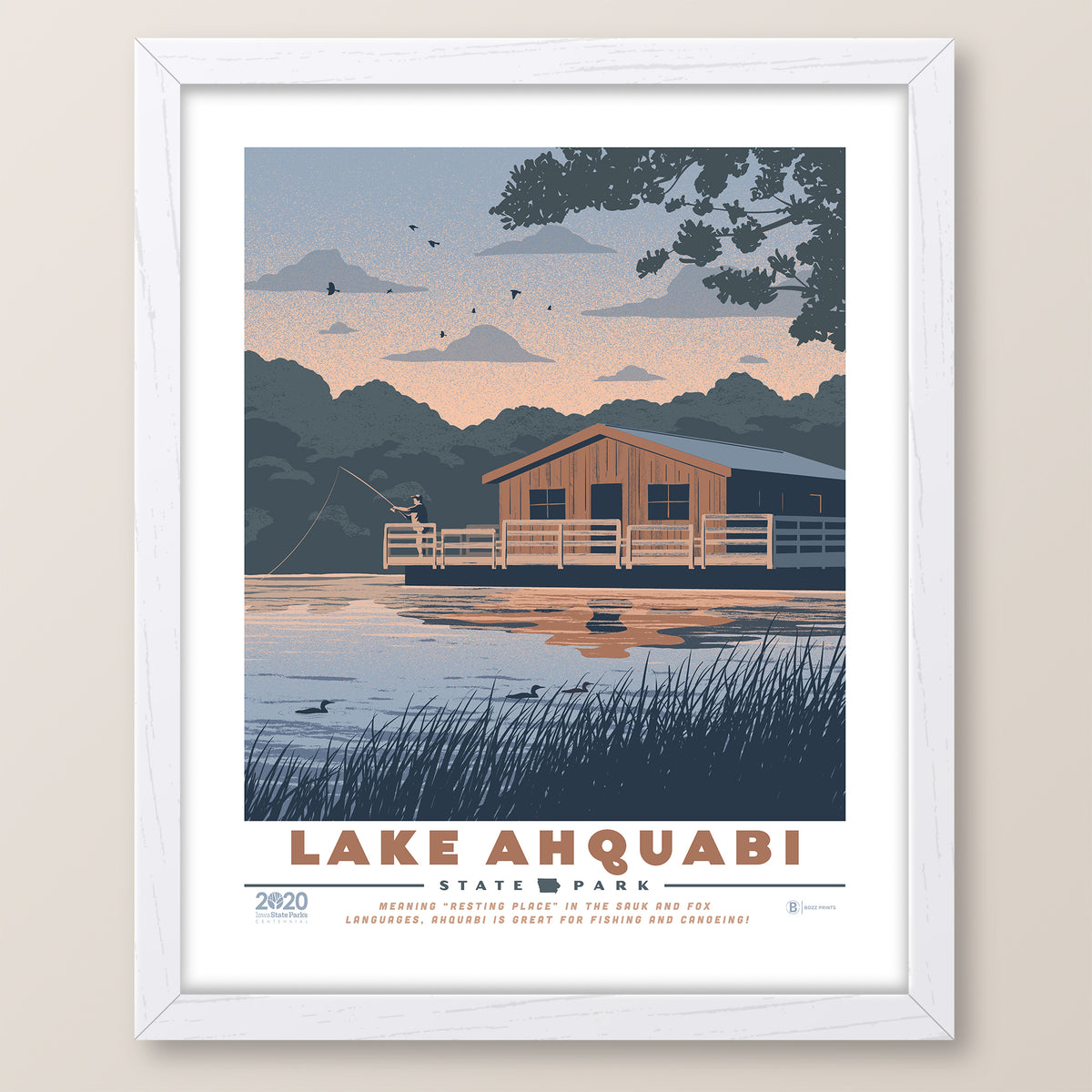 Lake Ahquabi State Park Print