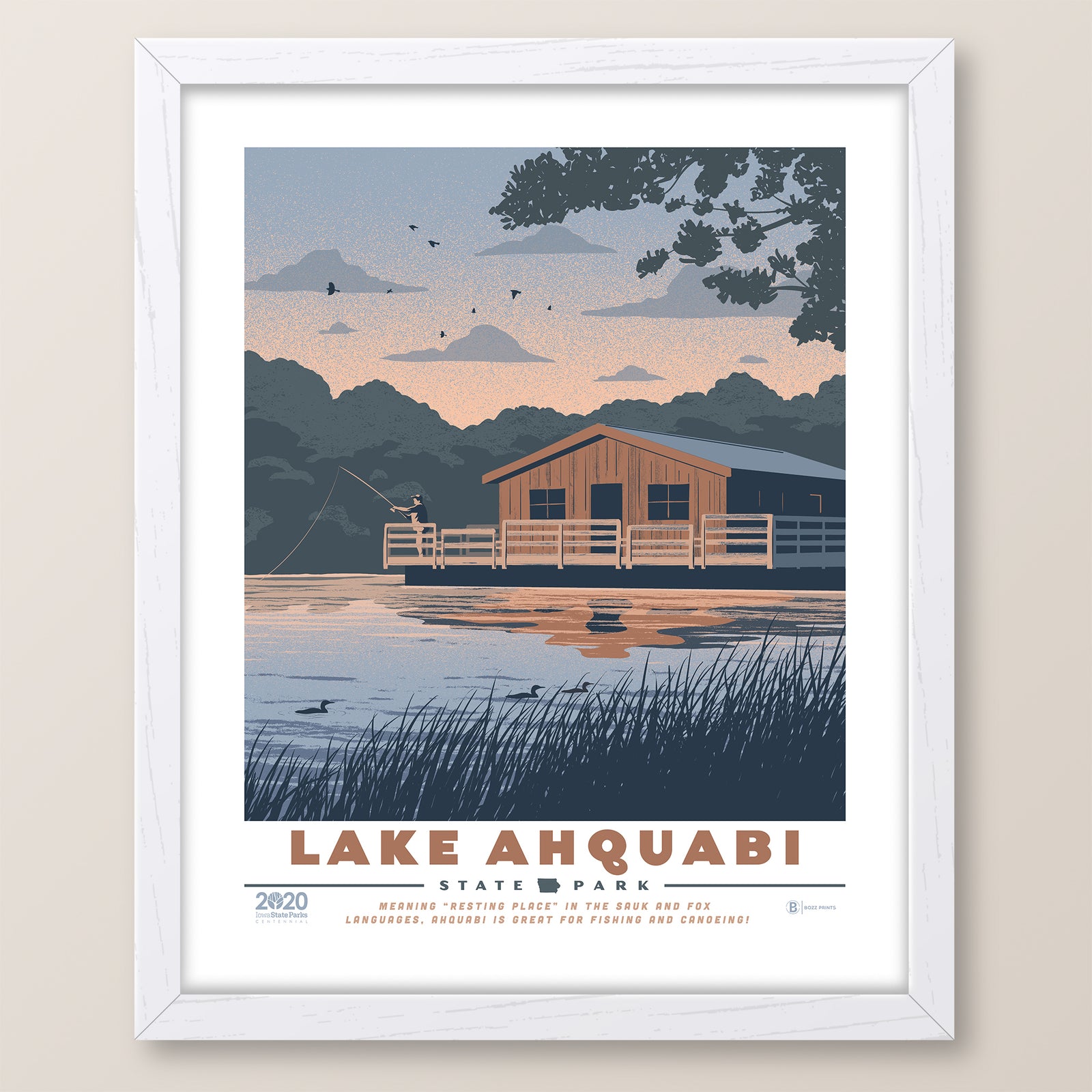 Lake Ahquabi State Park Print