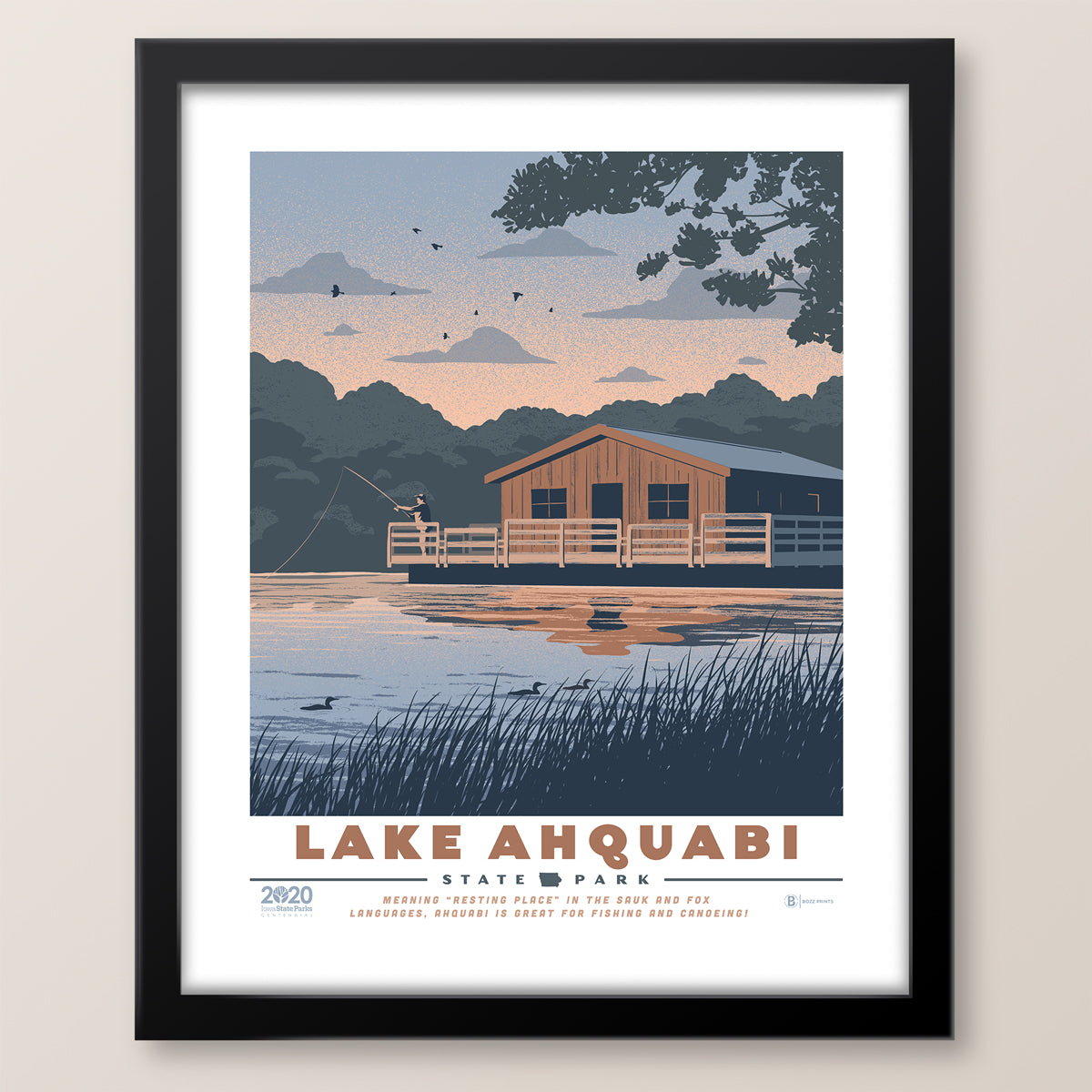 Lake Ahquabi State Park Print