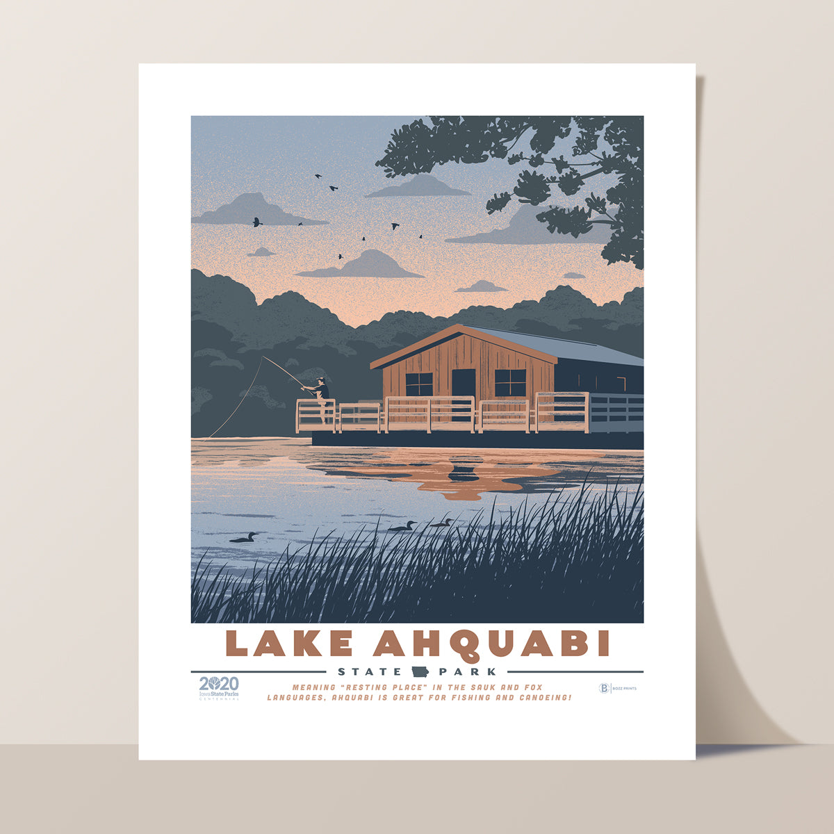 Lake Ahquabi State Park Print