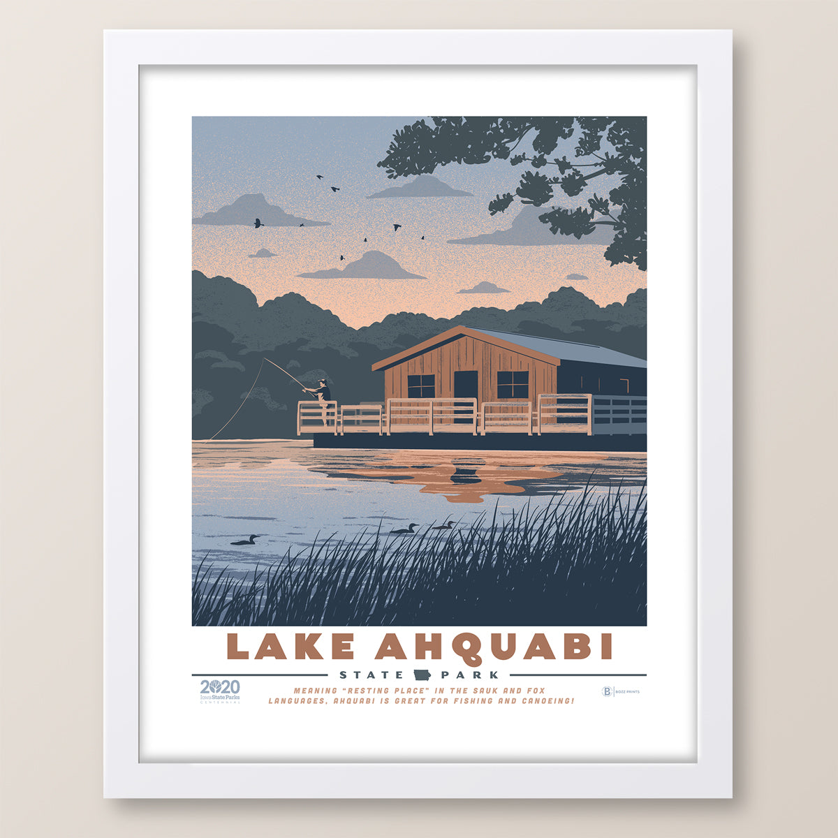 Lake Ahquabi State Park Print