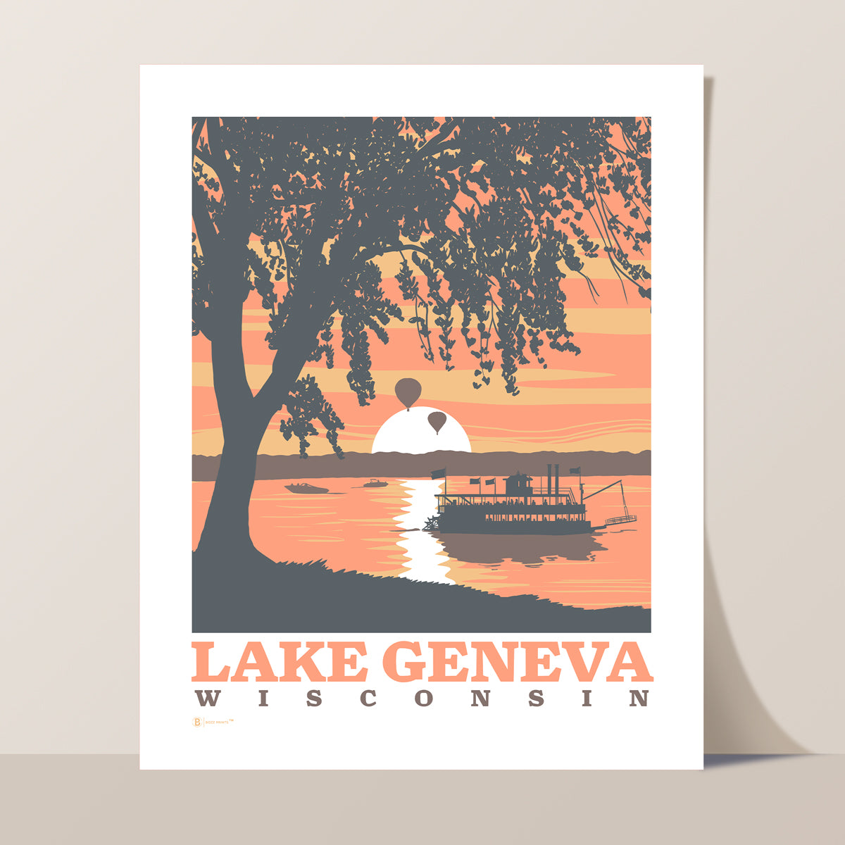 Lake Geneva Print