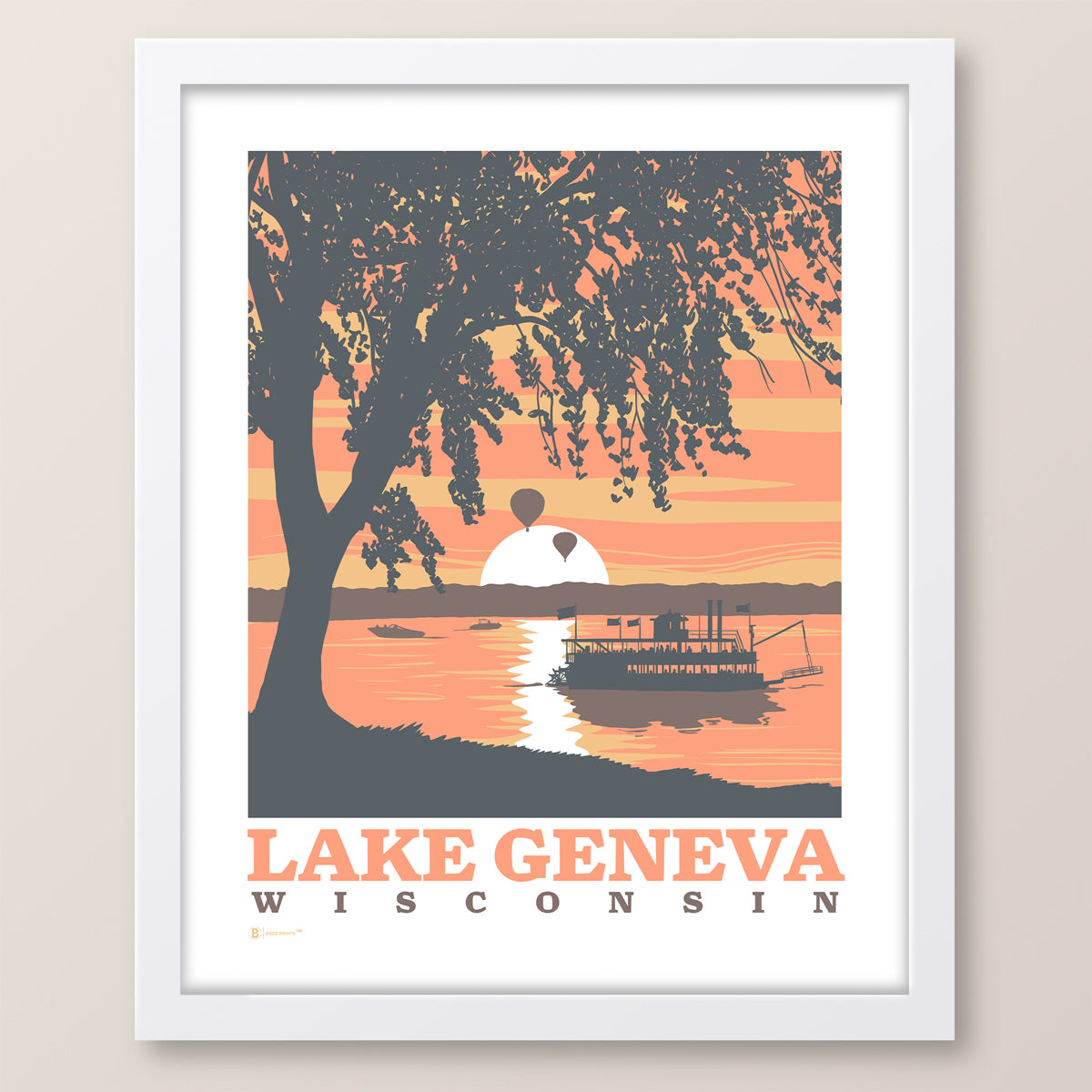 Lake Geneva Print