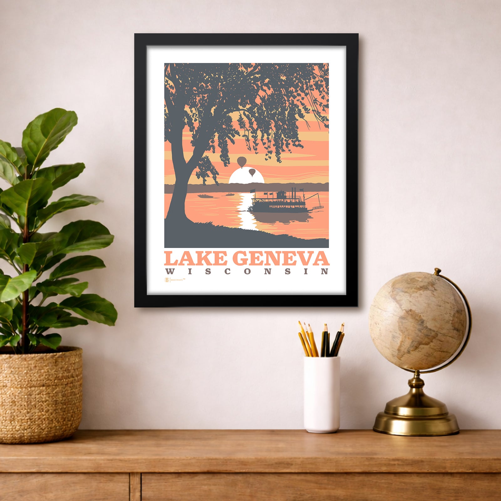 Lake Geneva Print