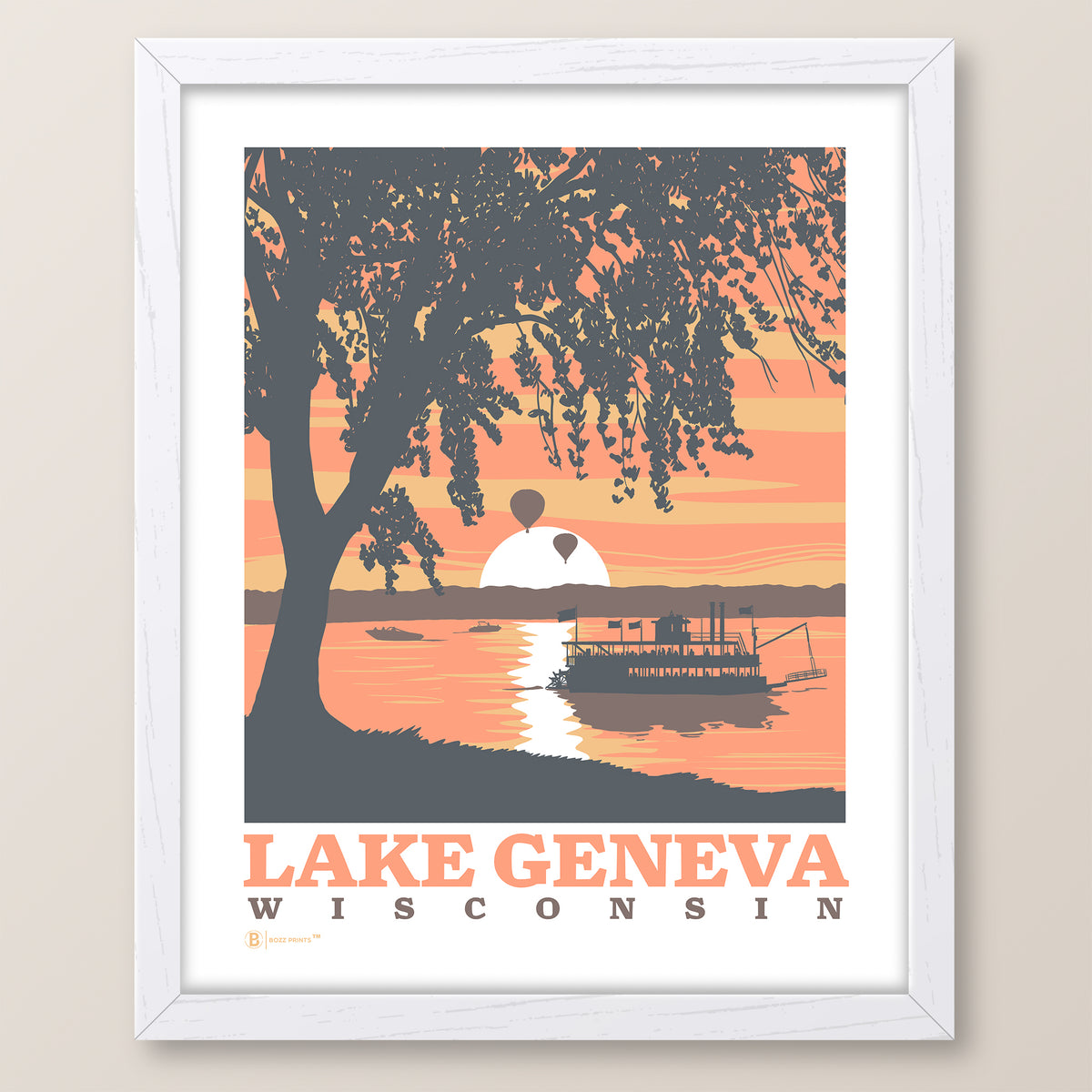 Lake Geneva Print