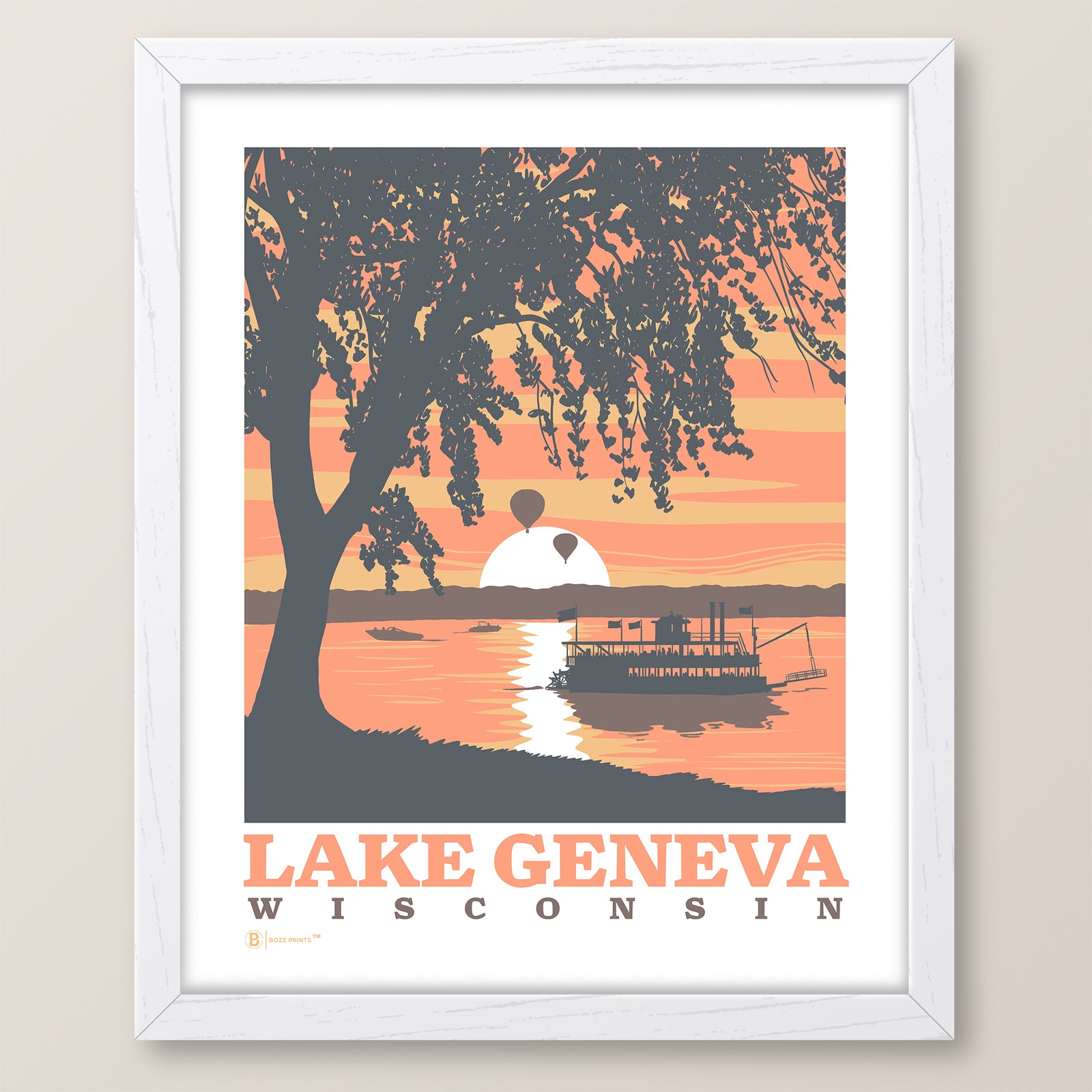 Lake Geneva Print