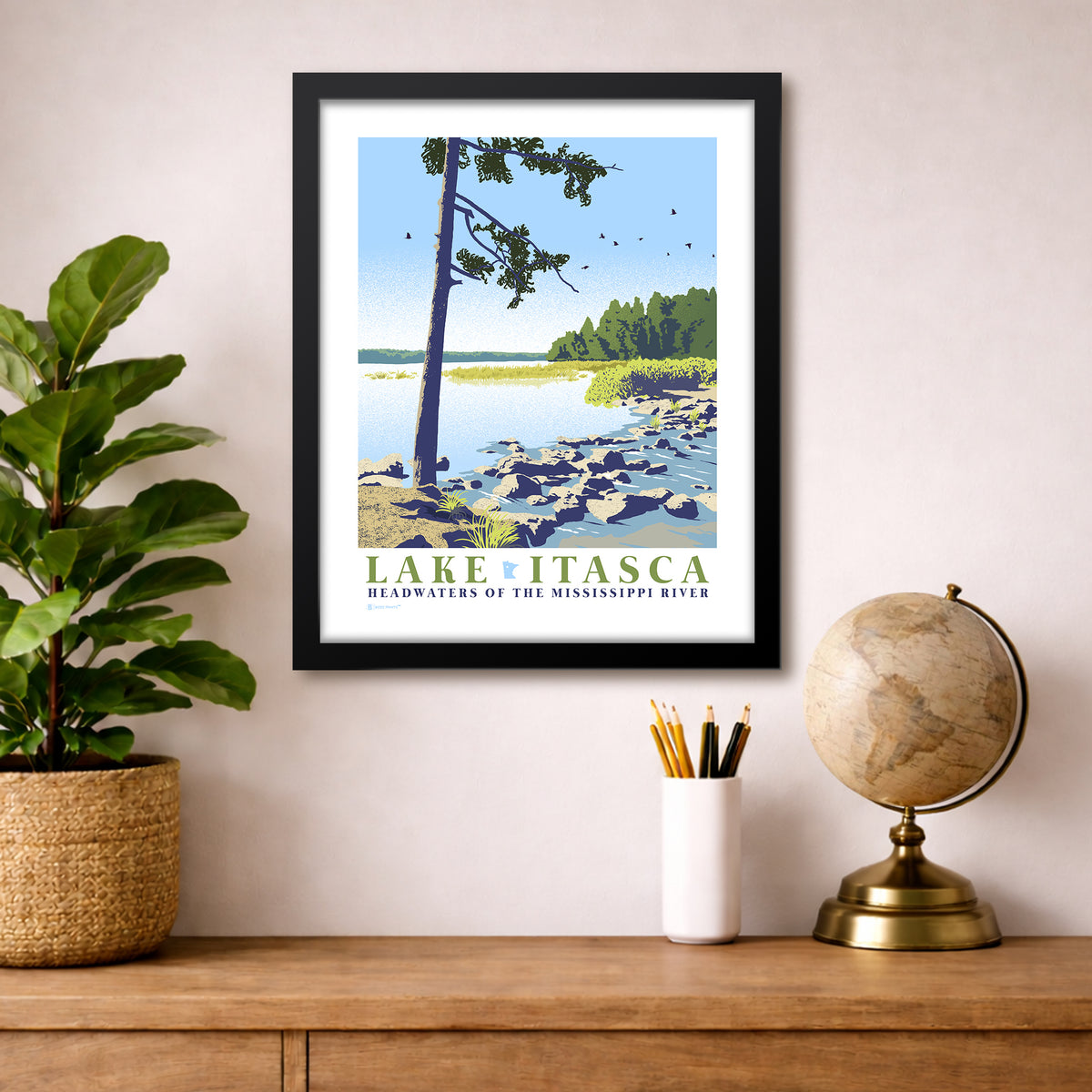 Lake Itasca Print