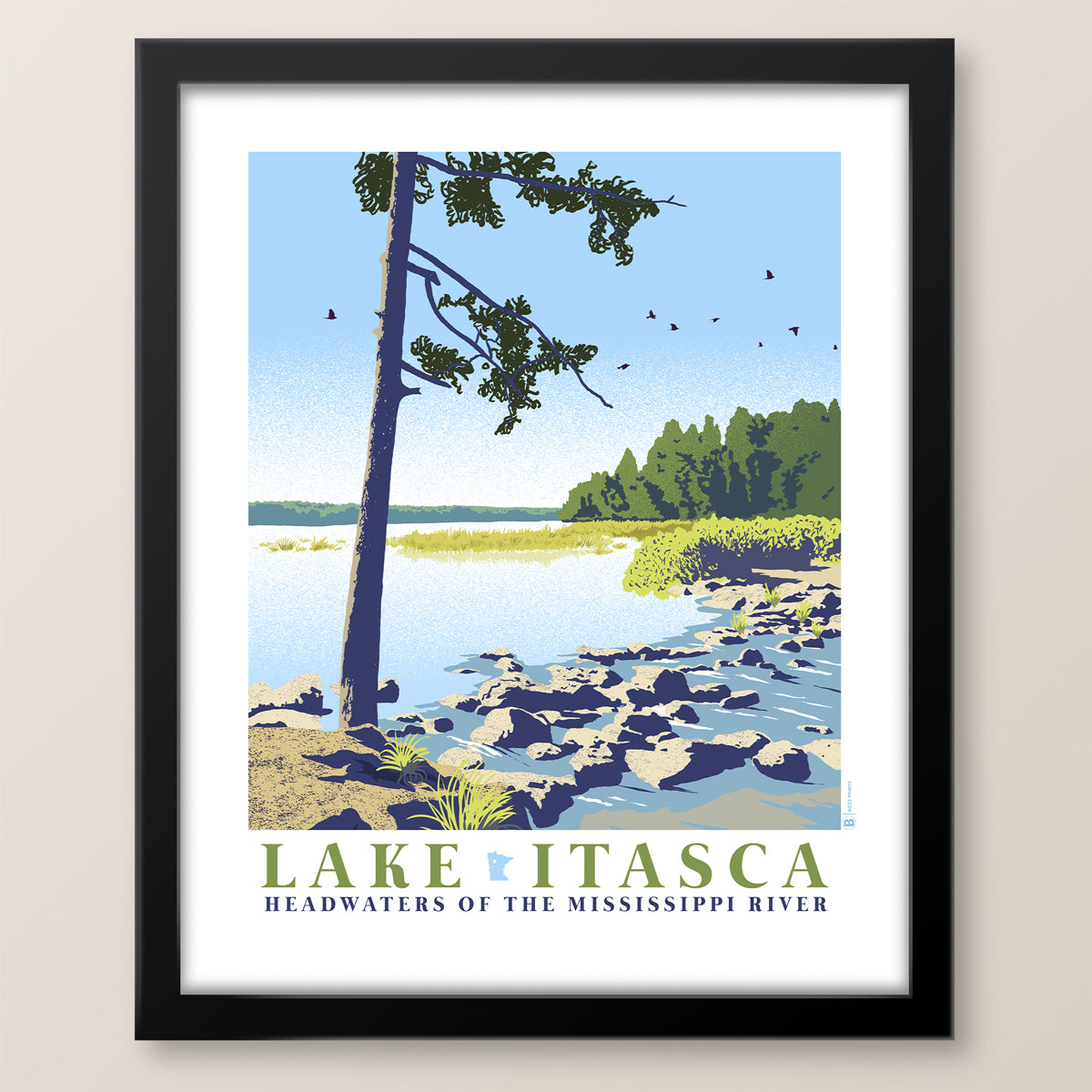 Lake Itasca Print
