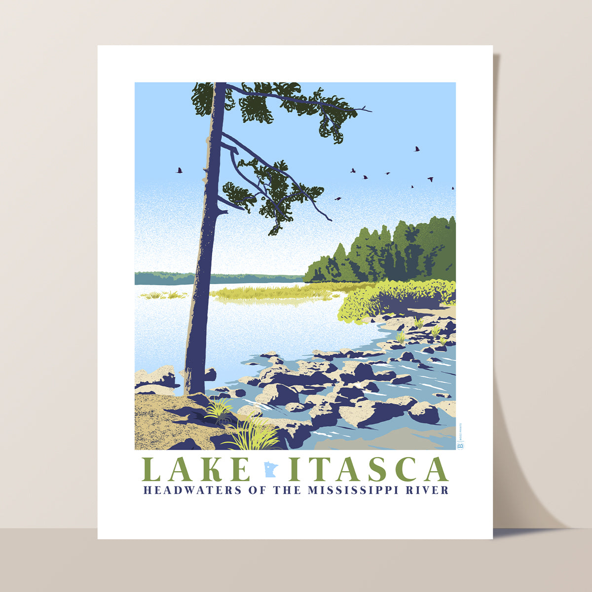Lake Itasca Print