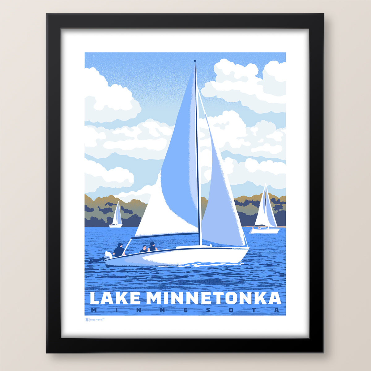 Lake Minnetonka Sailing Print