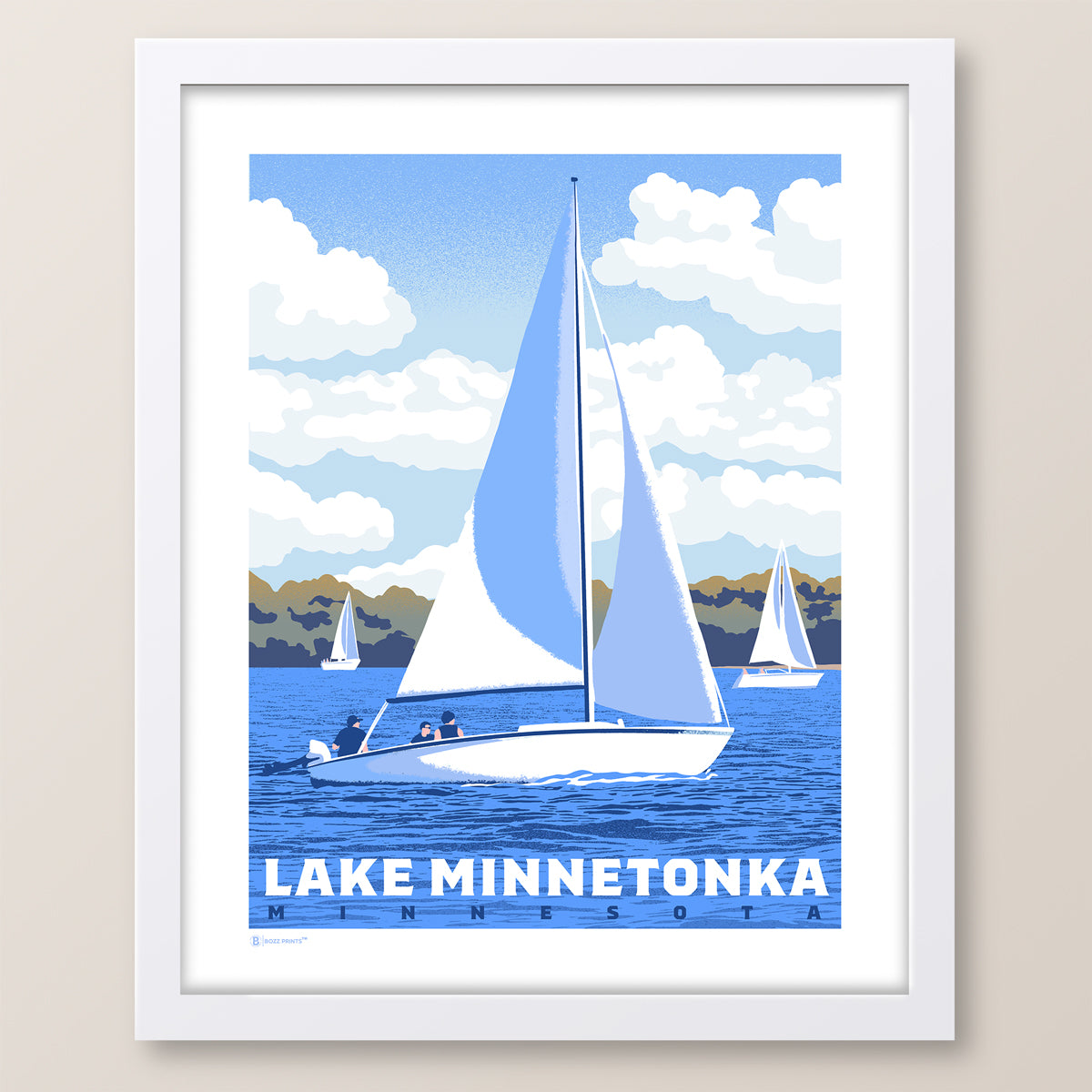 Lake Minnetonka Sailing Print