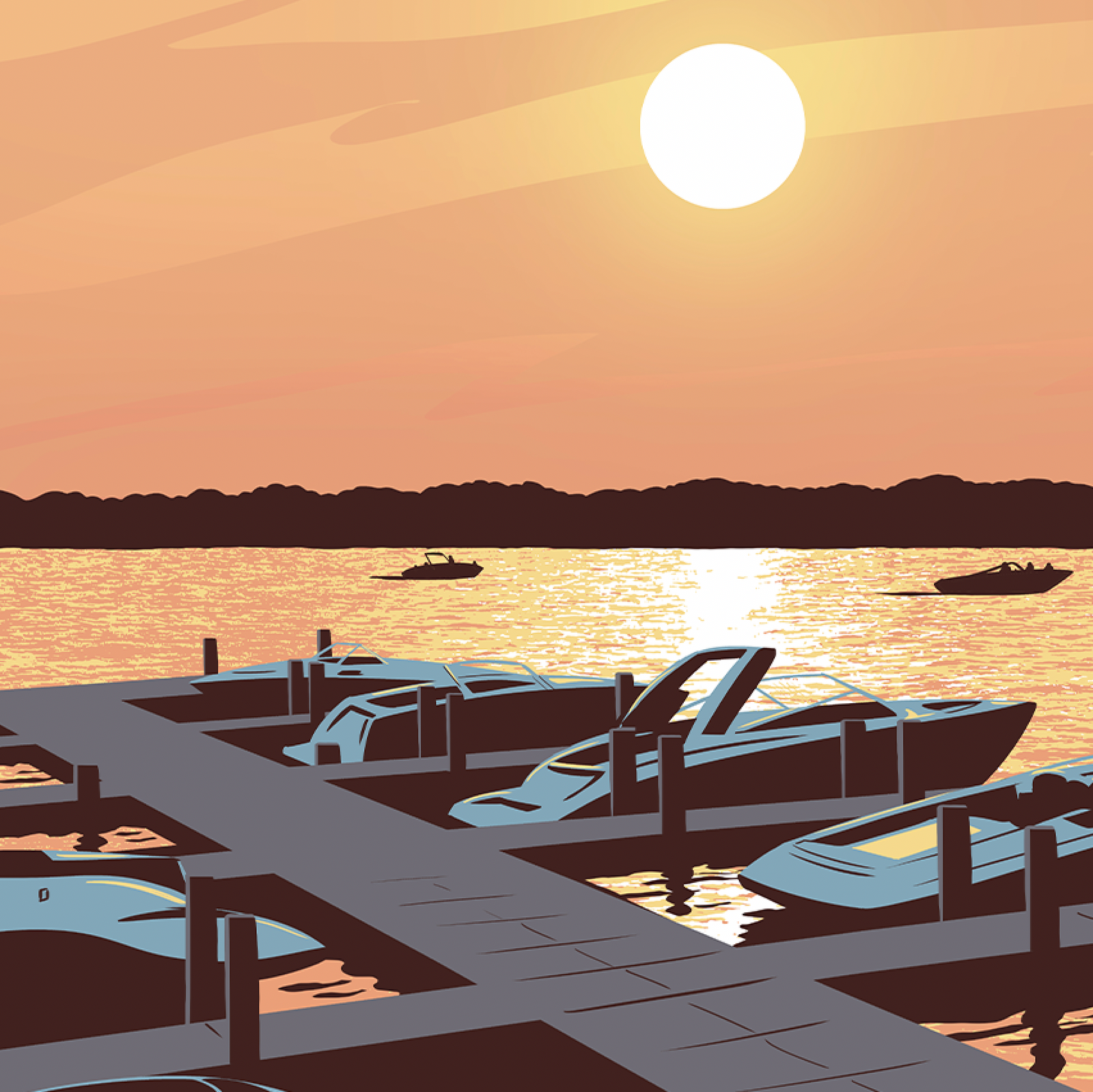 Lake of the Ozarks Sunset Print