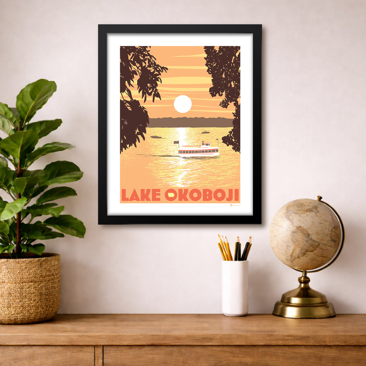 Lake Okoboji Sunset Print