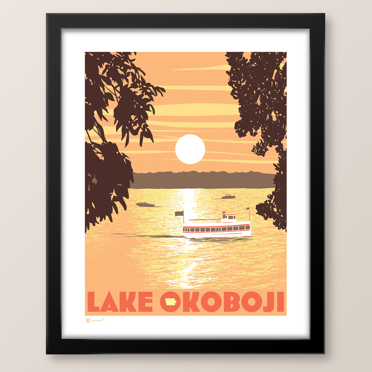 Lake Okoboji Sunset Print