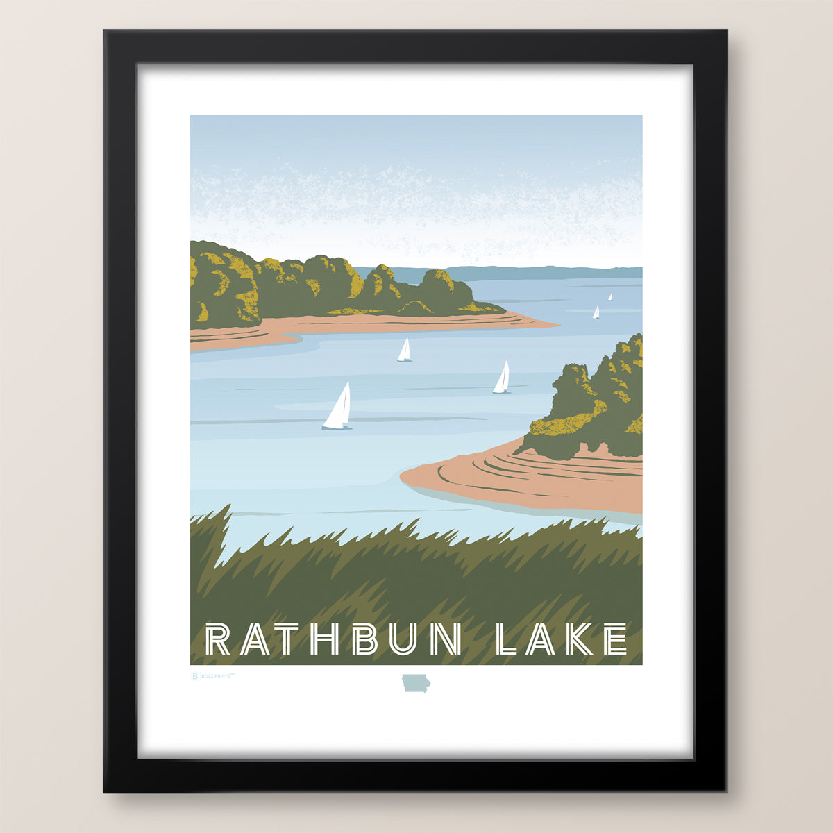 Rathbun Lake Print
