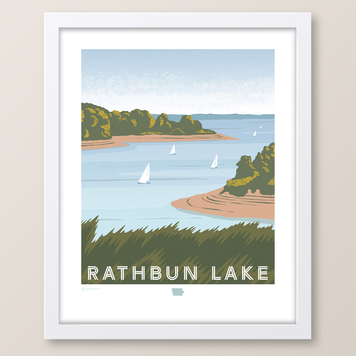 Rathbun Lake Print