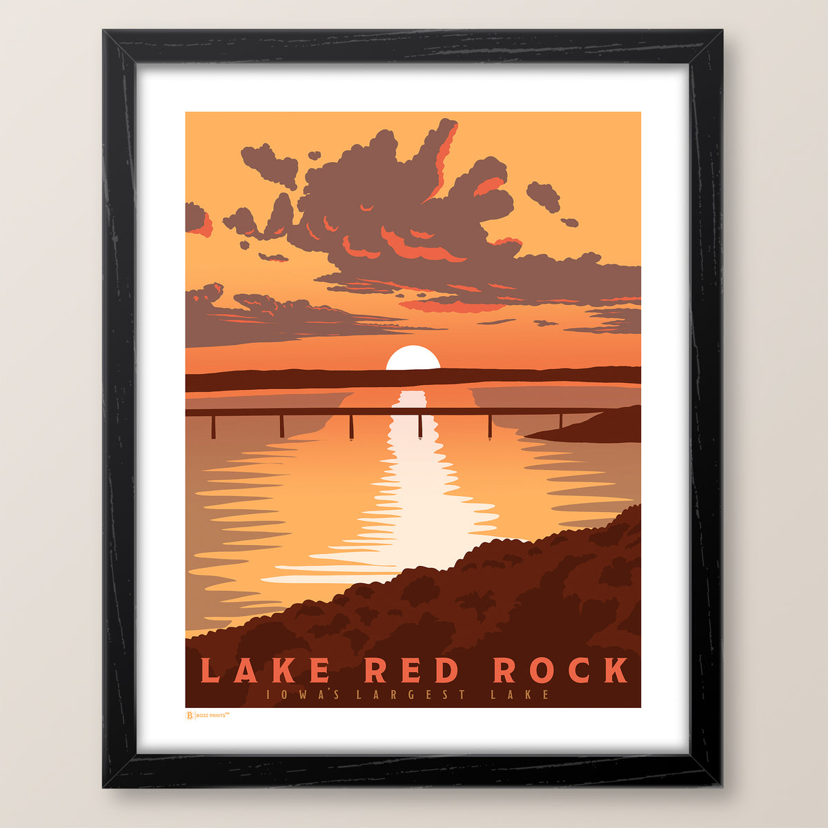 Lake Red Rock Print