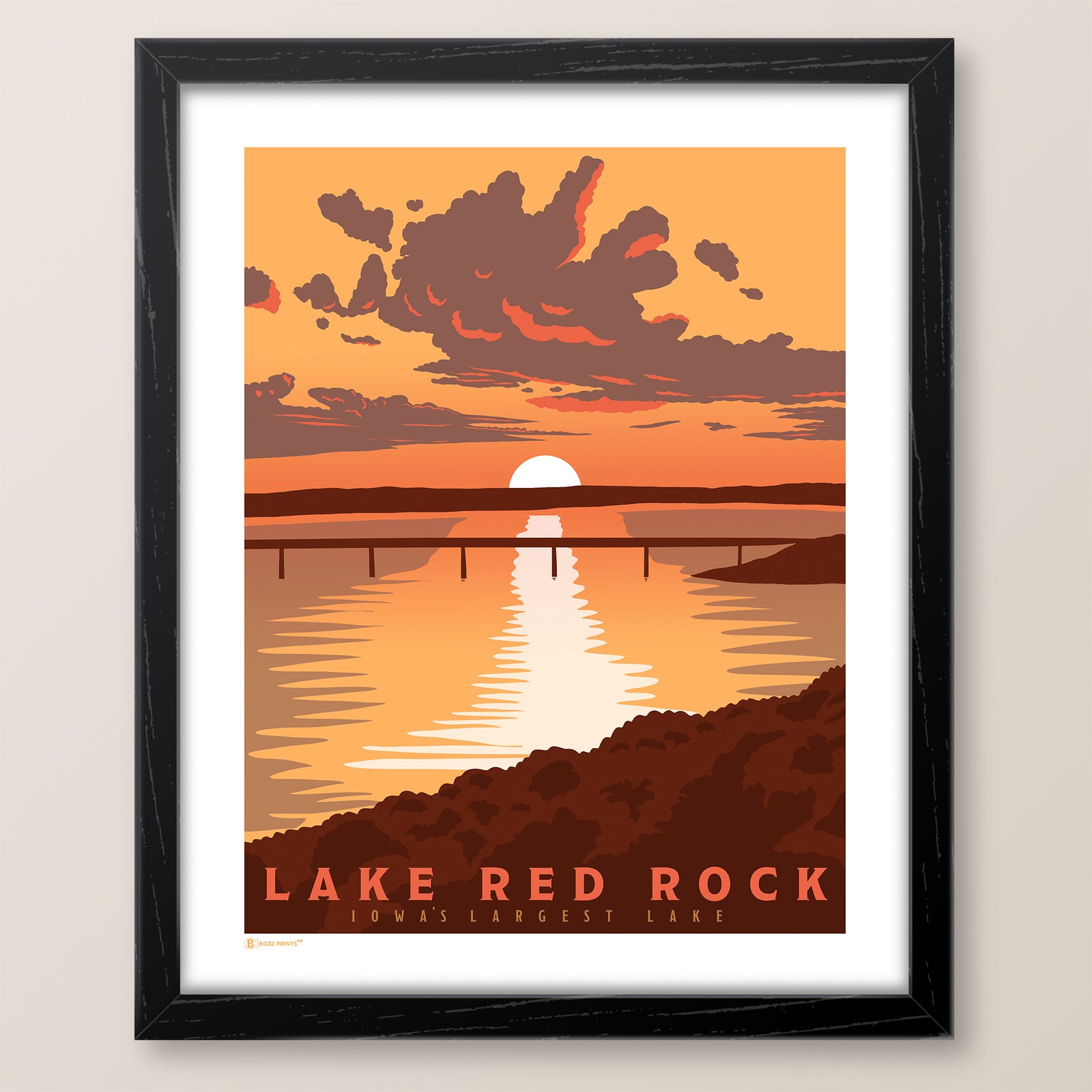 Lake Red Rock Print