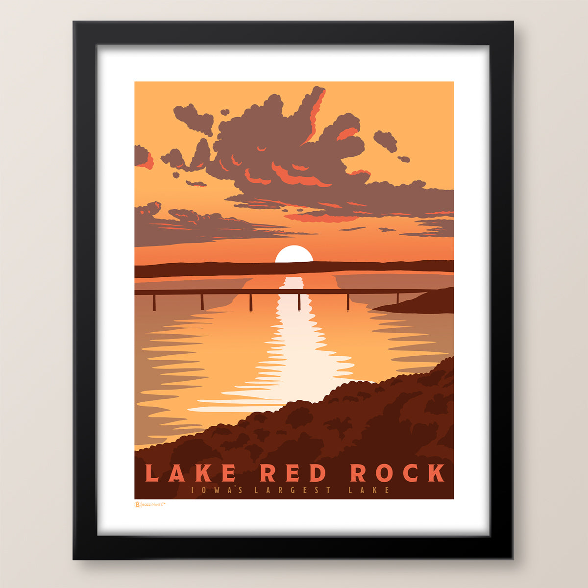 Lake Red Rock Print