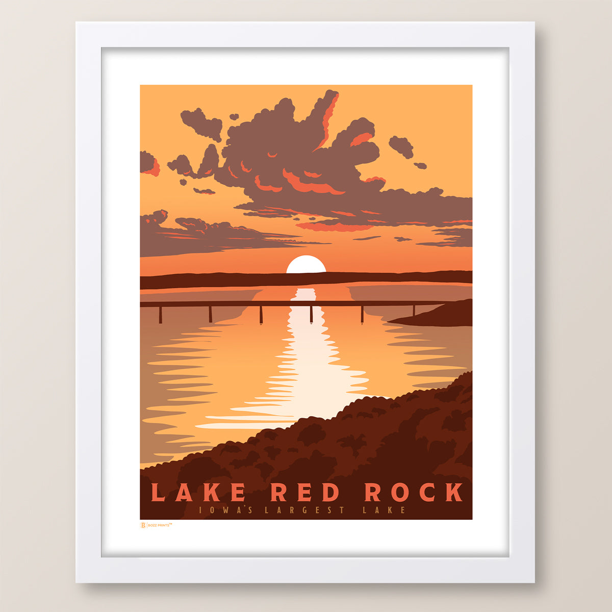 Lake Red Rock Print