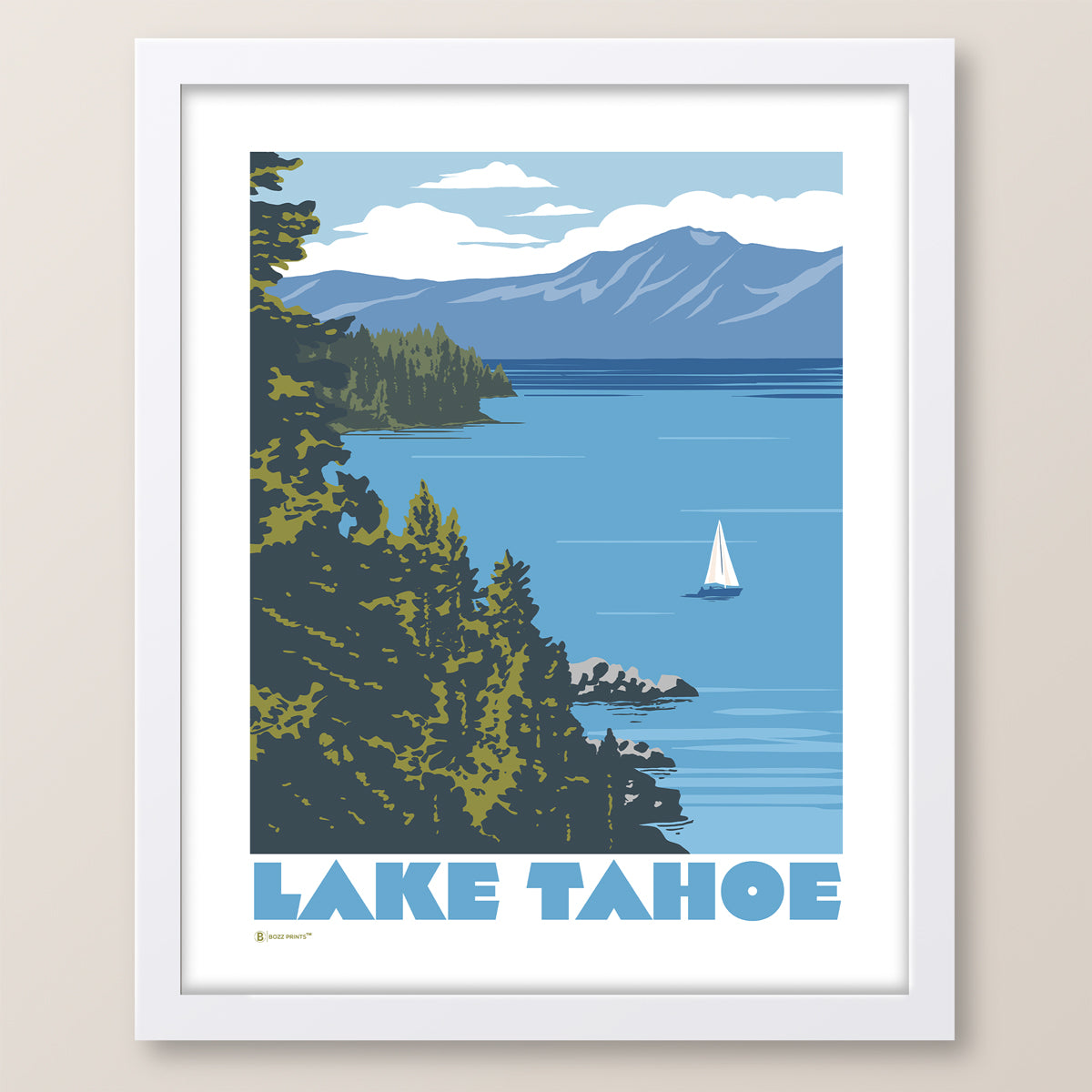 Lake Tahoe Sailing Print