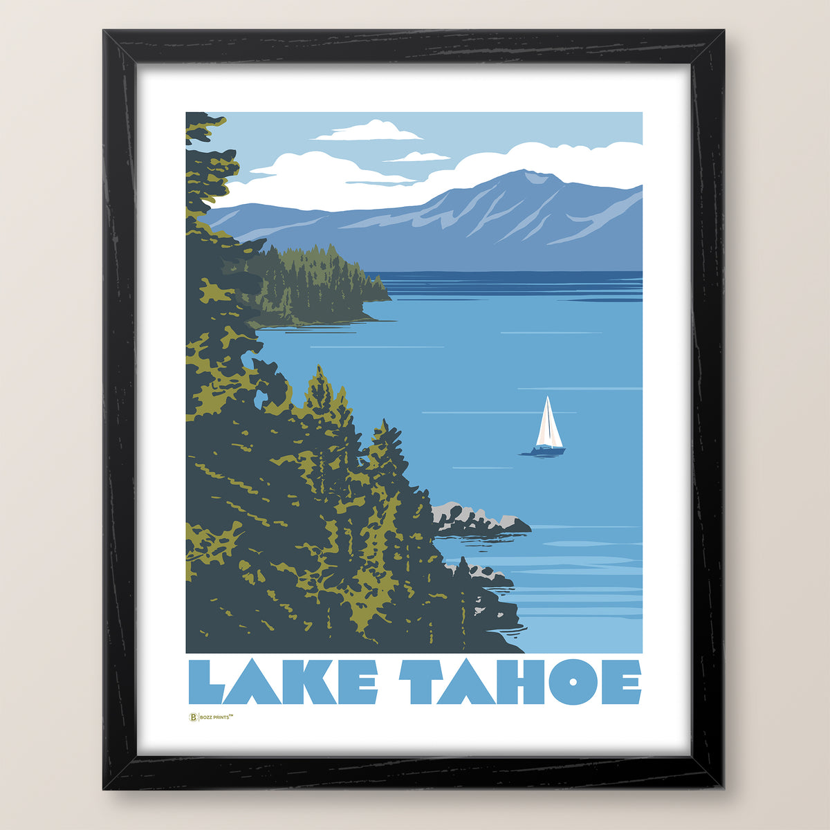 Lake Tahoe Sailing Print