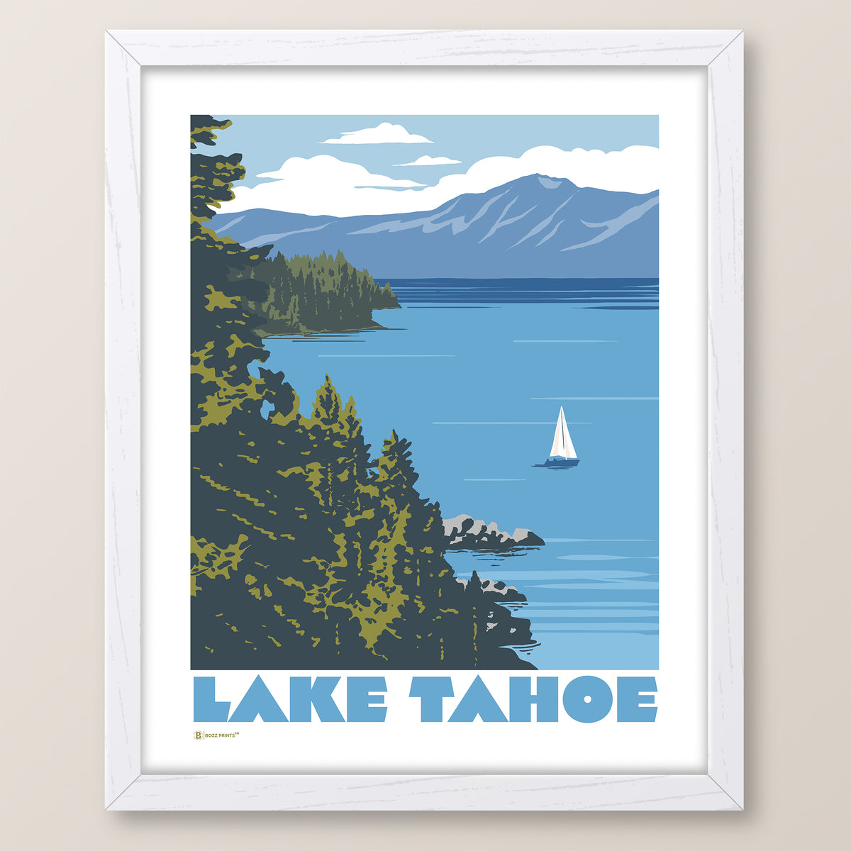 Lake Tahoe Sailing Print