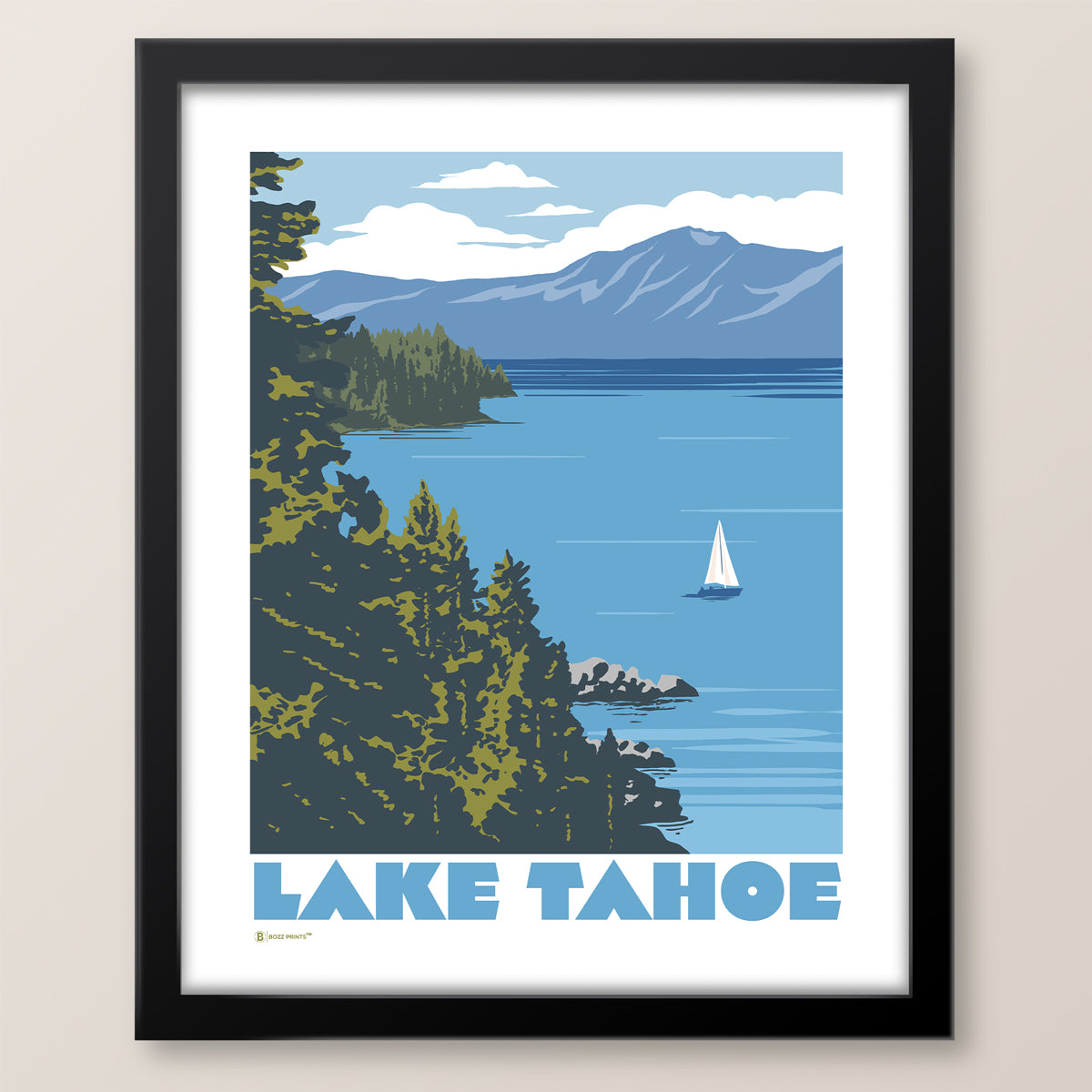 Lake Tahoe Sailing Print