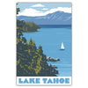 Lake Tahoe Sailing Postcard