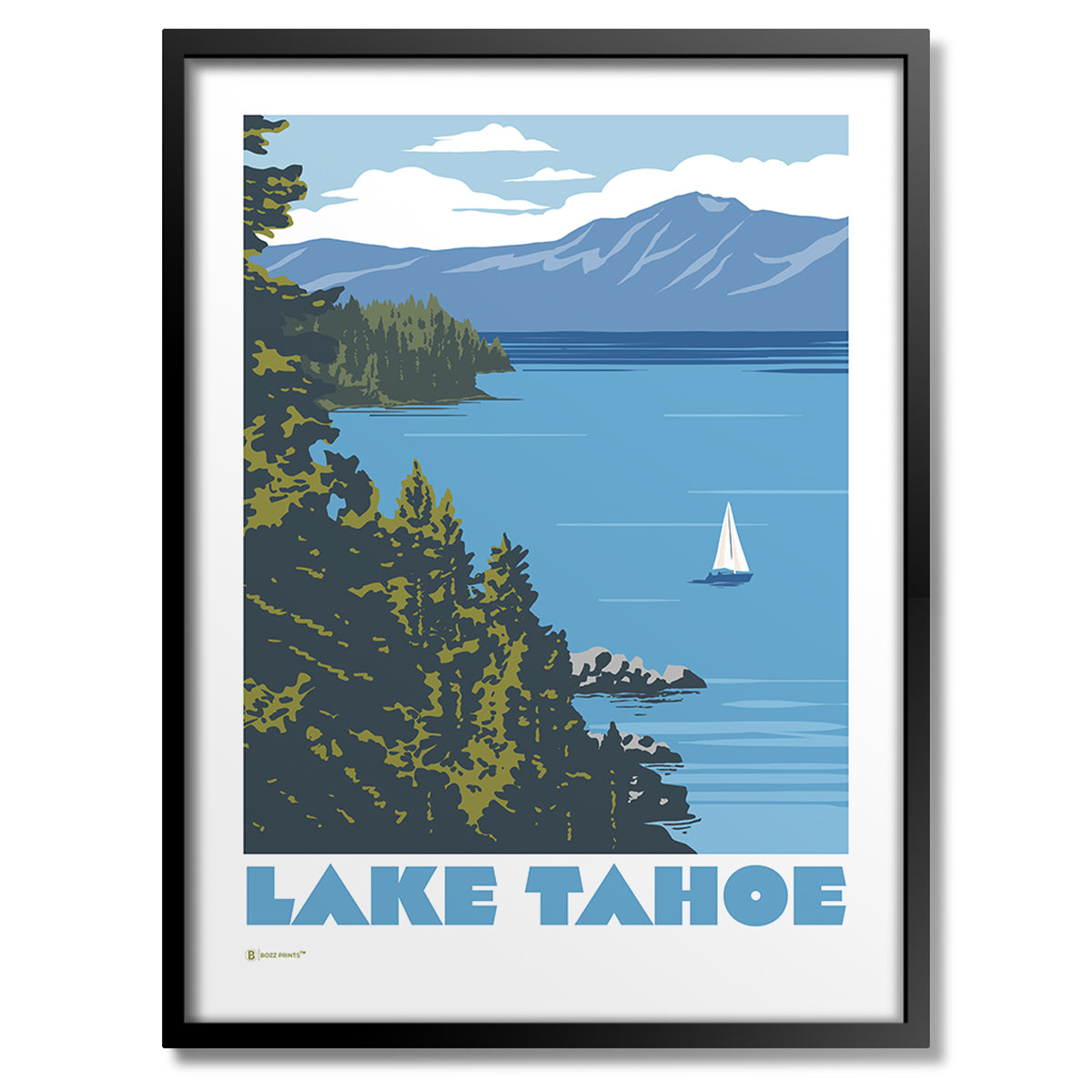 Lake Tahoe Sailing Print
