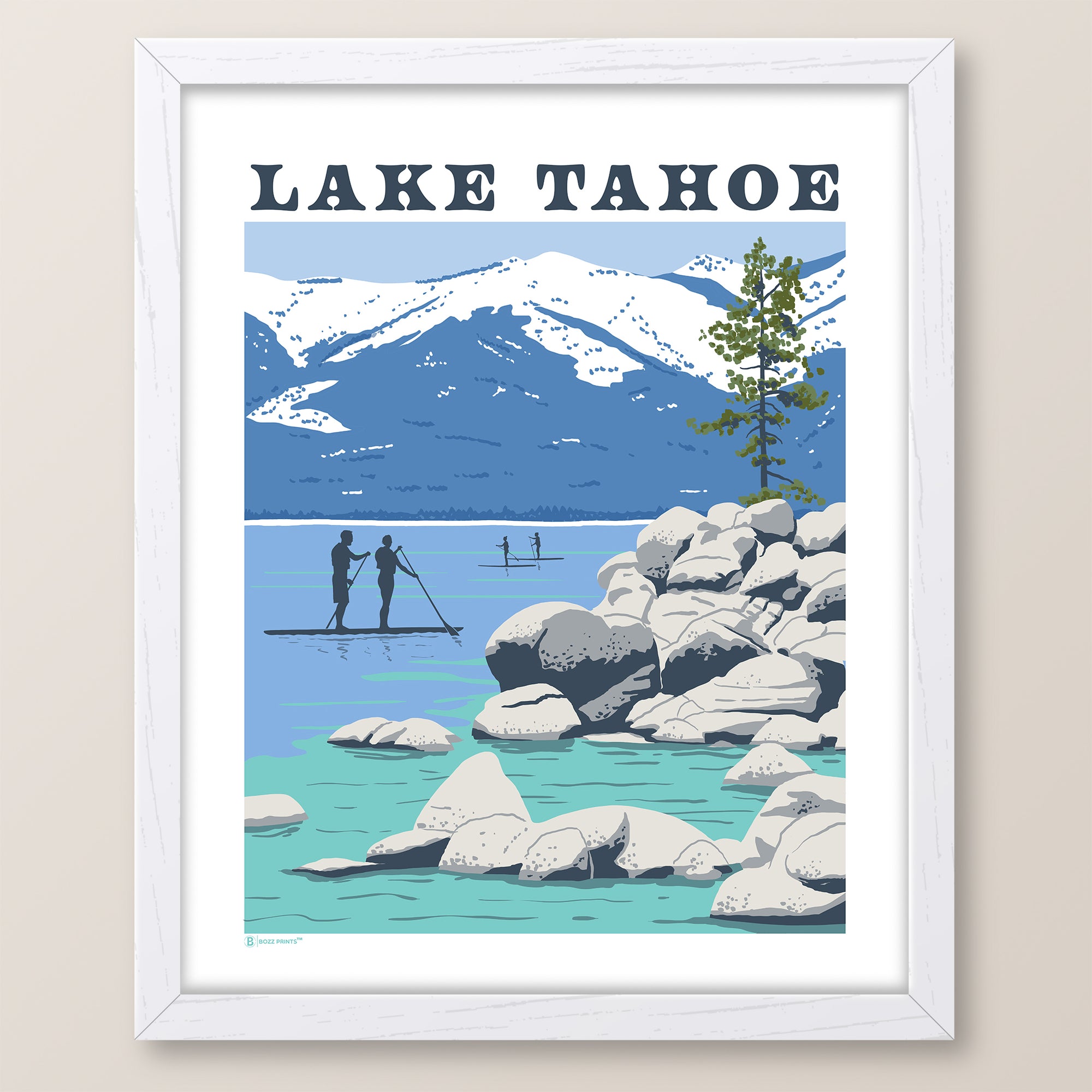 Lake Tahoe Sand Harbor Nevada Art Print - Bozz Prints