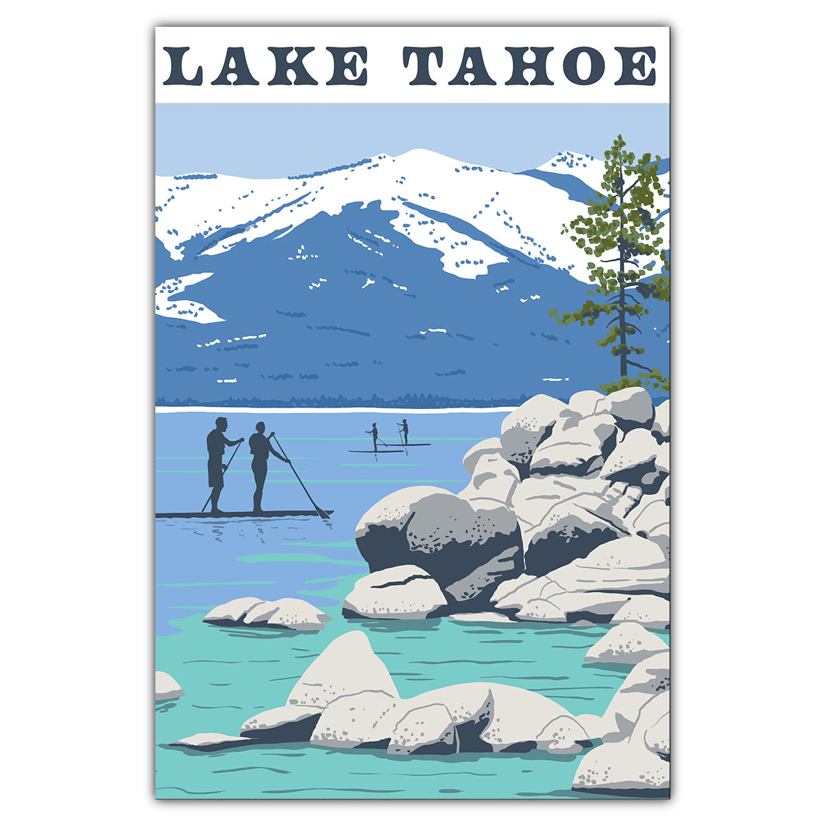 Lake Tahoe Sand Harbor Postcard