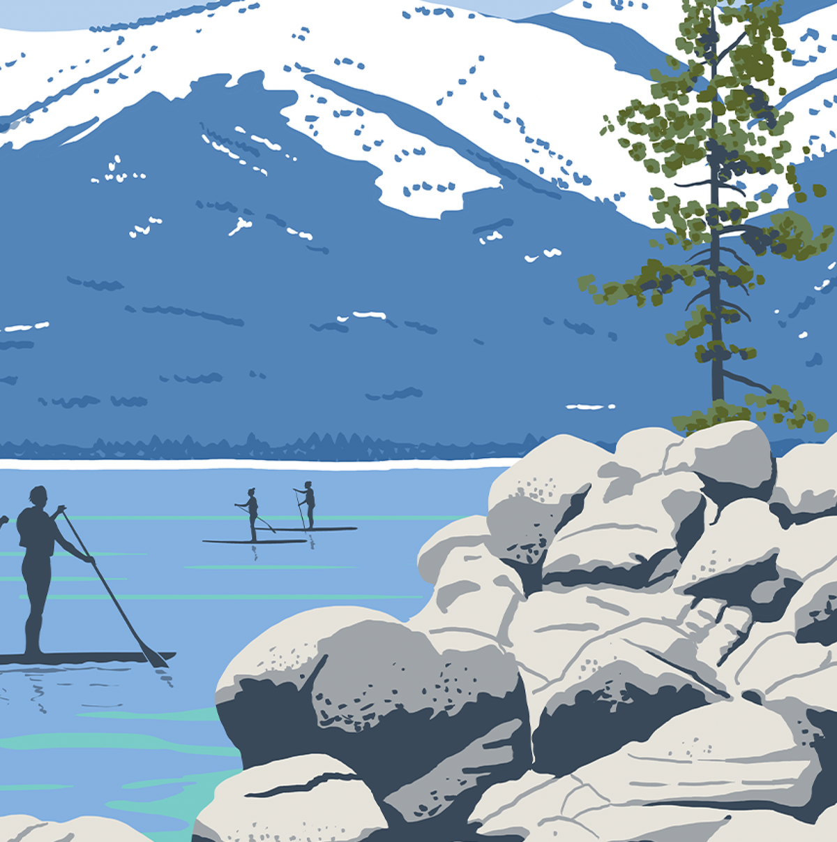 Lake Tahoe Sand Harbor Print