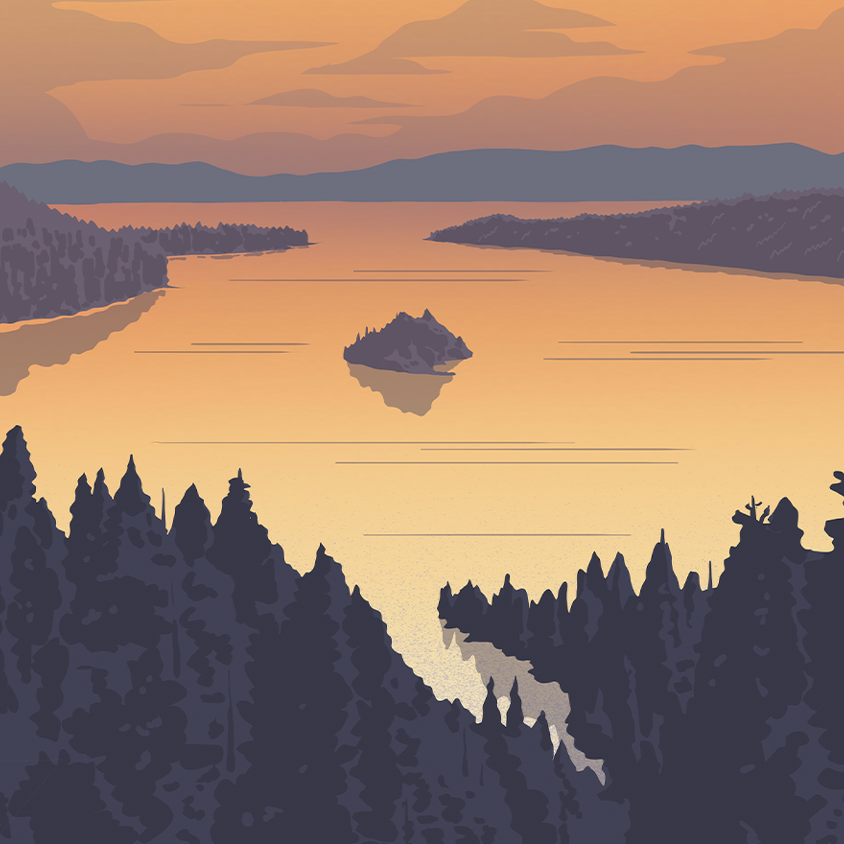 Lake Tahoe Sunrise Print