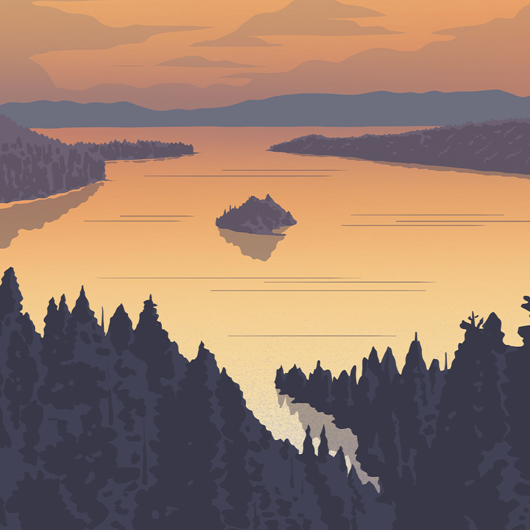 Lake Tahoe Sunrise Print
